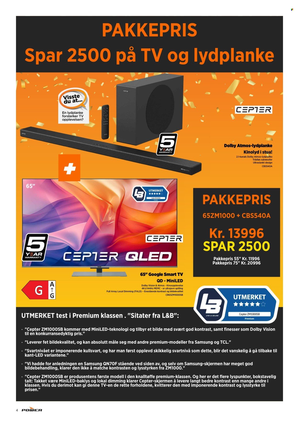 POWER kundeavis - Fra mandag 19. januar 2026 (2026-01-19 - 2026-01-25)