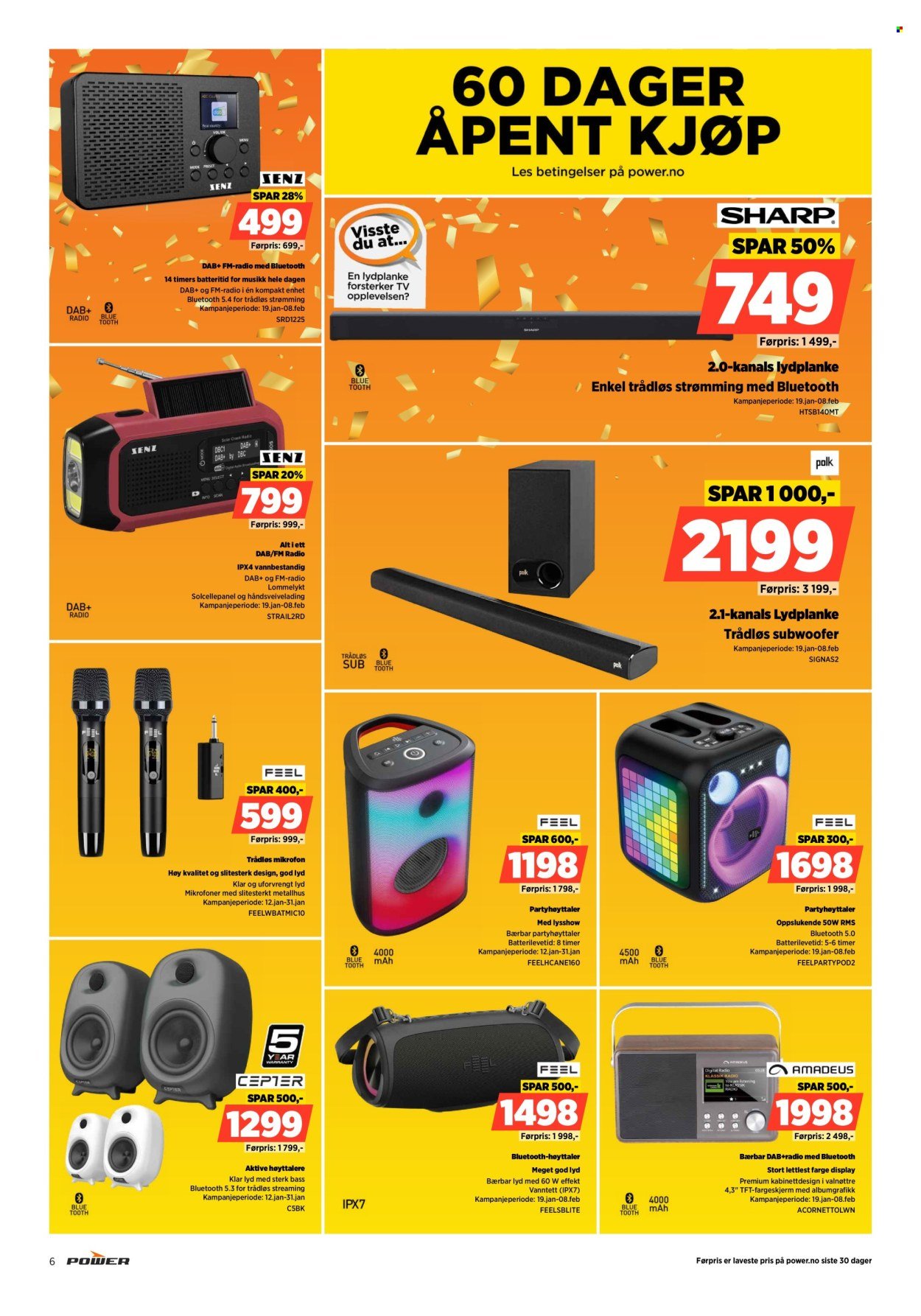 POWER kundeavis - Fra mandag 19. januar 2026 (2026-01-19 - 2026-01-25)