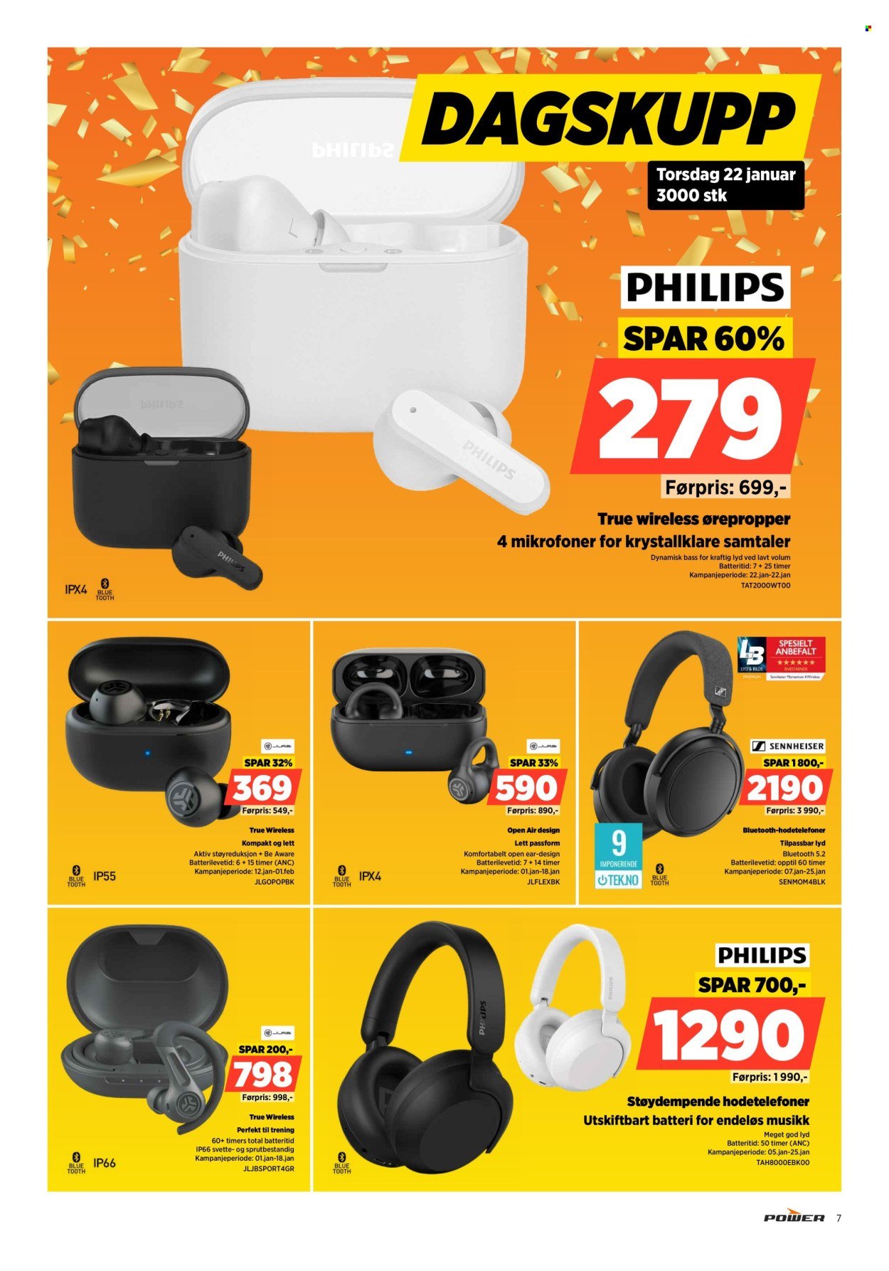 POWER kundeavis - Fra mandag 19. januar 2026 (2026-01-19 - 2026-01-25)
