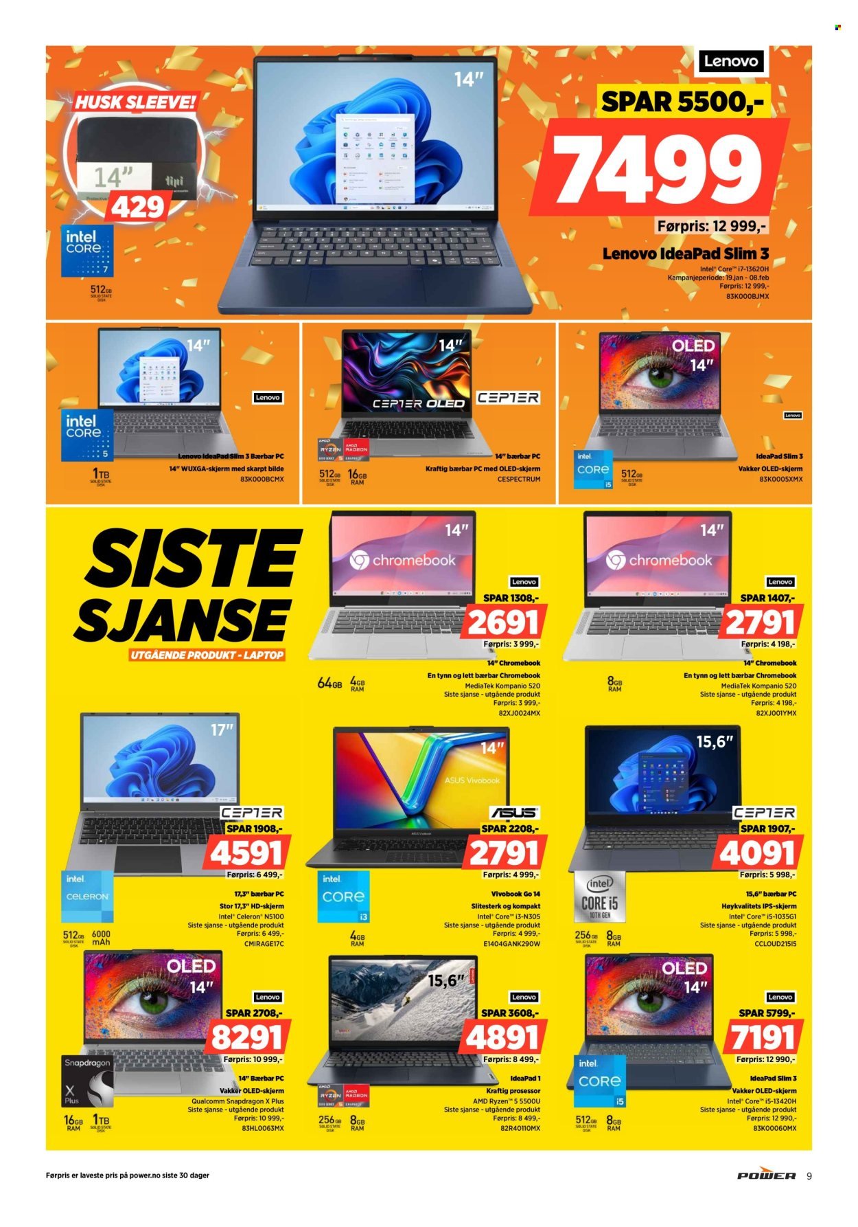 POWER kundeavis - Fra mandag 19. januar 2026 (2026-01-19 - 2026-01-25)