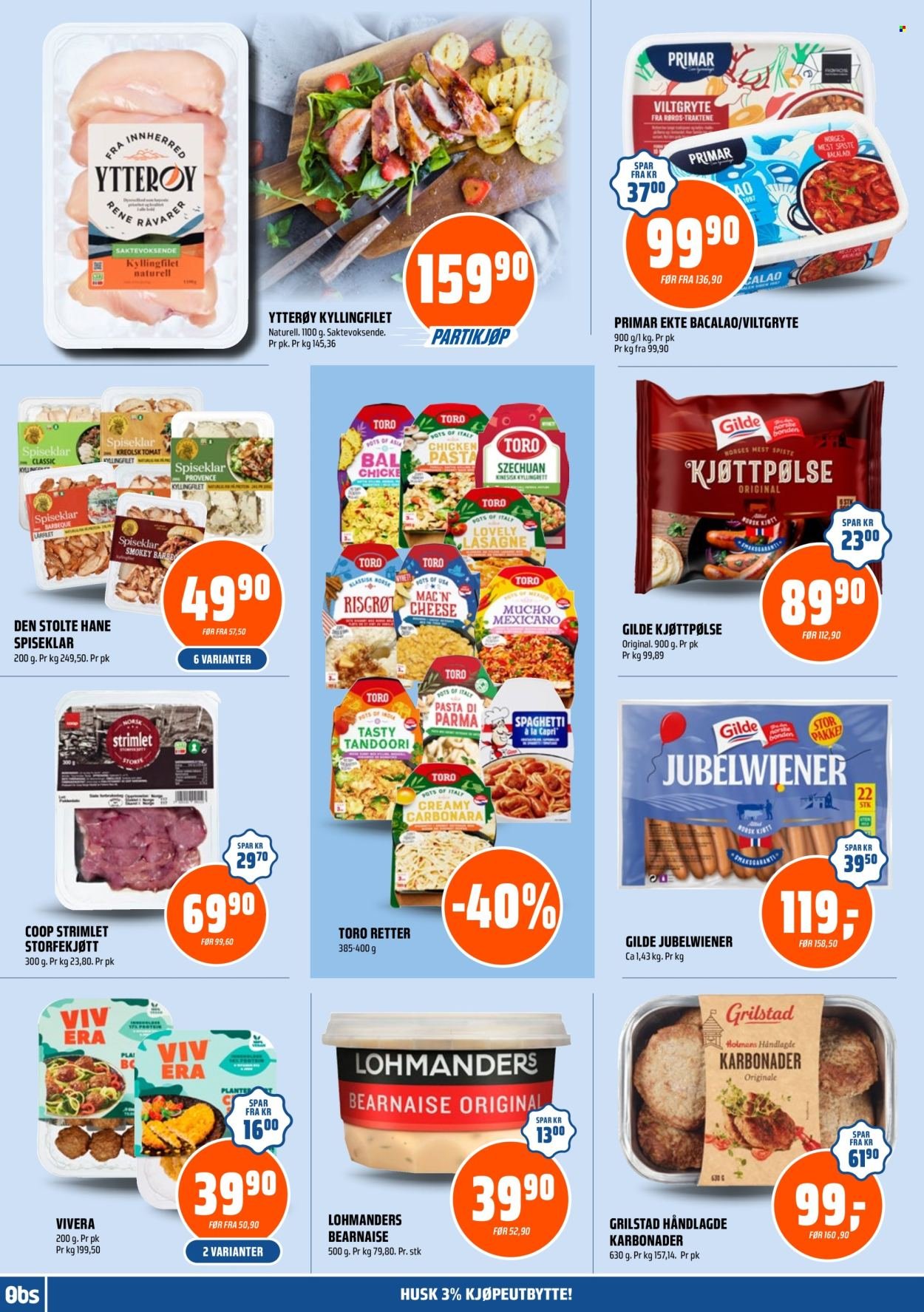 COOP OBS kundeavis - Fra søndag 9. august 2026