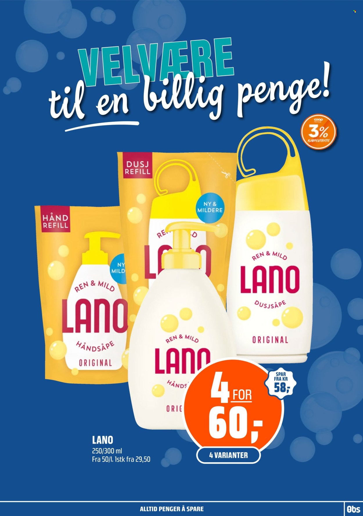 COOP OBS kundeavis - Fra søndag 9. august 2026