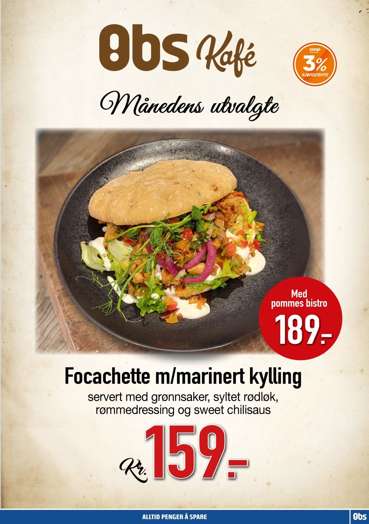 COOP OBS kundeavis - Fra søndag 9. august 2026
