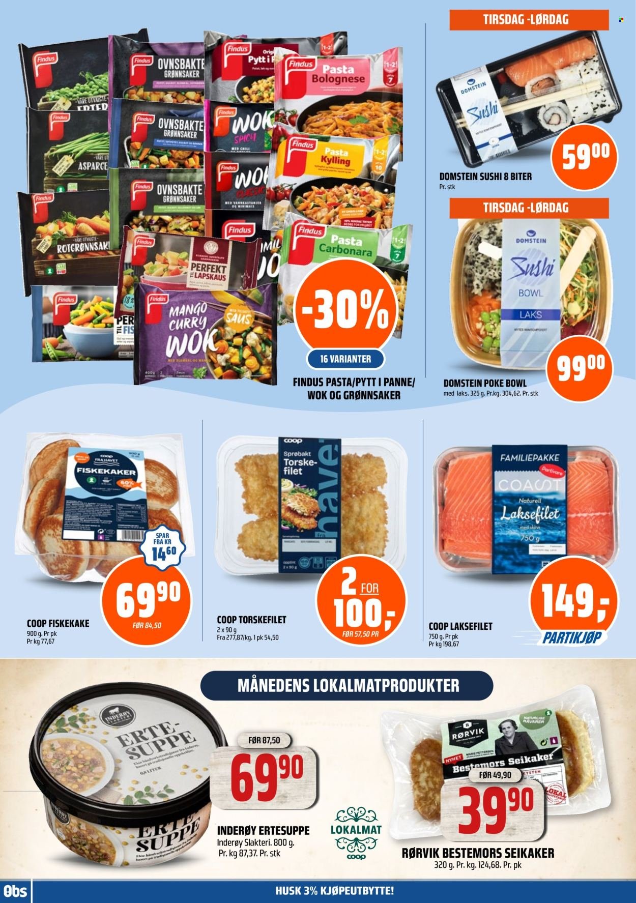 COOP OBS kundeavis - Fra søndag 9. august 2026