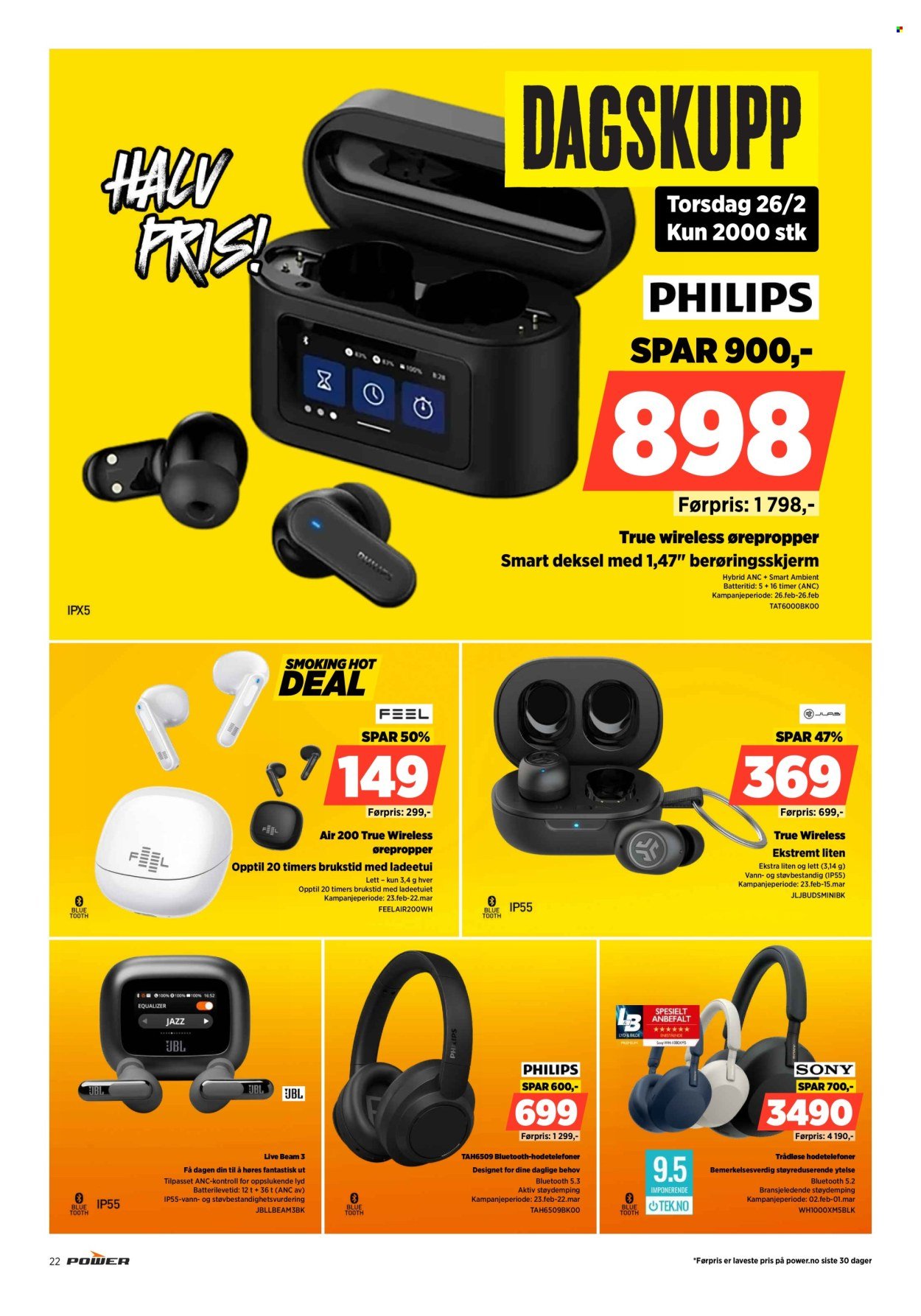 POWER kundeavis - Fra mandag 23. februar 2026 (2026-02-23 - 2026-03-01)