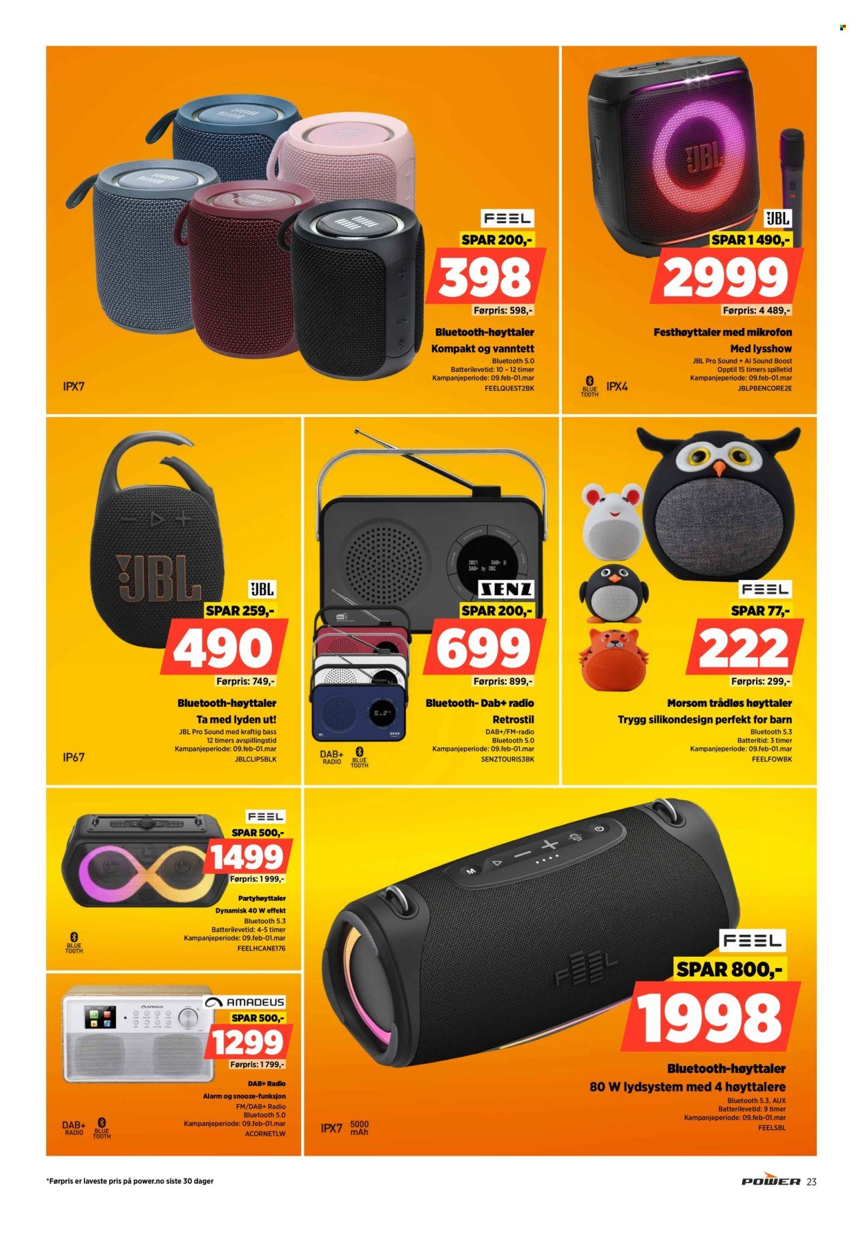 POWER kundeavis - Fra mandag 23. februar 2026 (2026-02-23 - 2026-03-01)