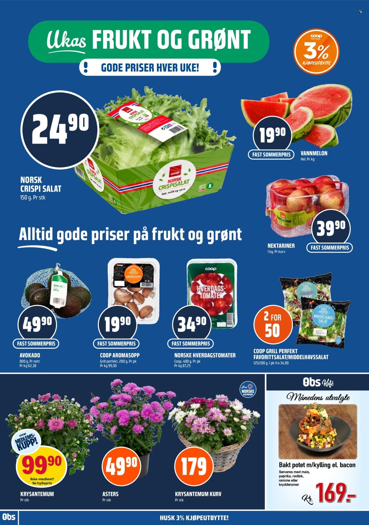 COOP OBS kundeavis - Fra søndag 28. juni 2026