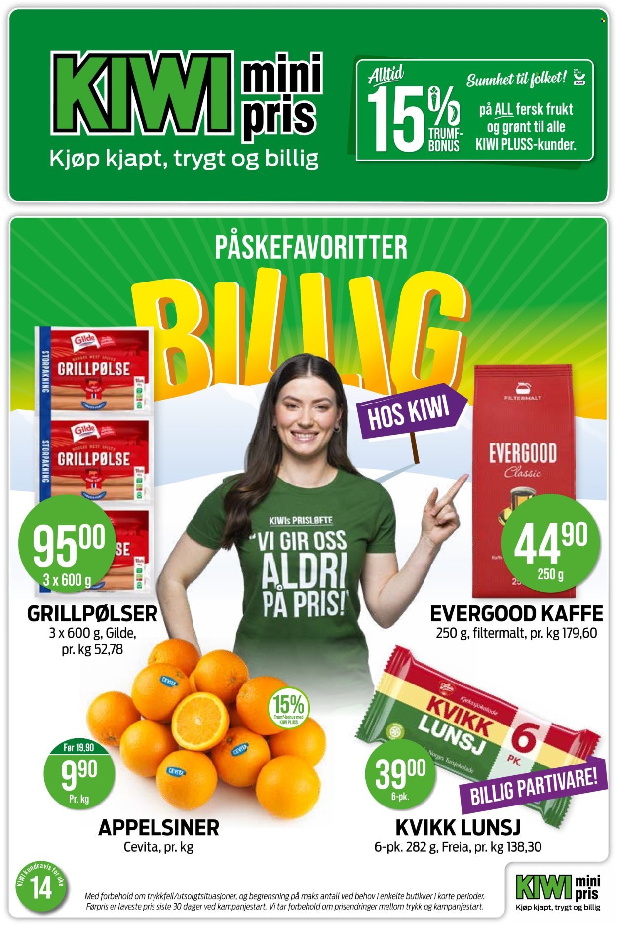 KIWI kundeavis - Fra mandag 30. mars 2026 (2026-03-30 - 2026-04-05)