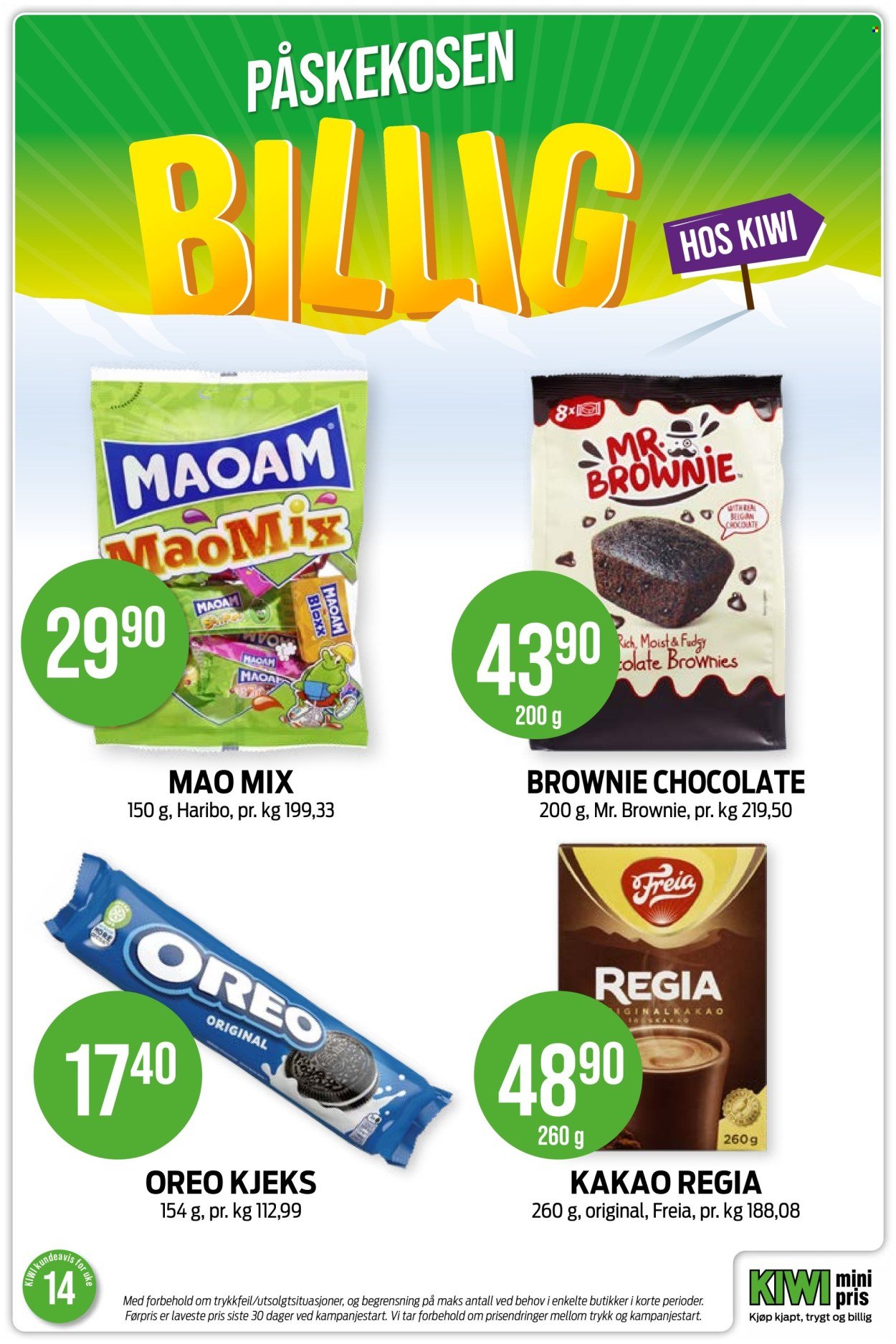 KIWI kundeavis - Fra mandag 30. mars 2026 (2026-03-30 - 2026-04-05)