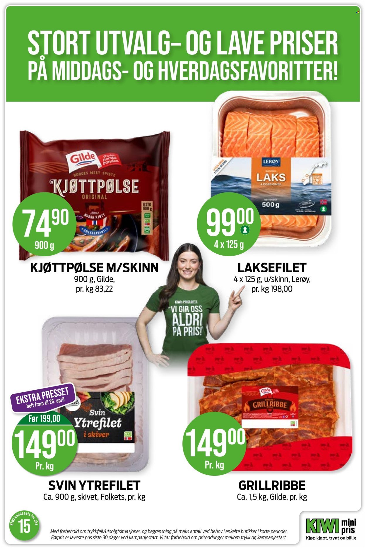 KIWI kundeavis - Fra mandag 6. april 2026 (2026-04-06 - 2026-04-12)