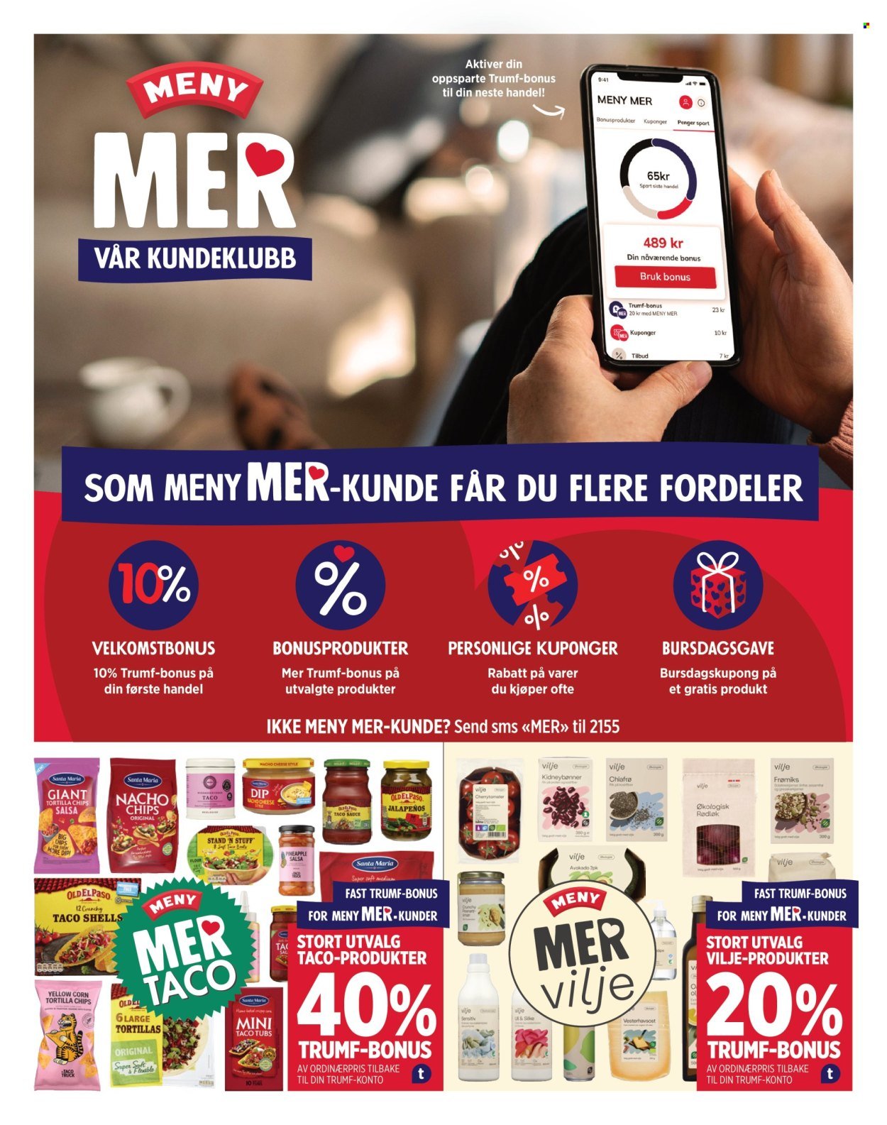 MENY kundeavis - Fra mandag 20. juli 2026