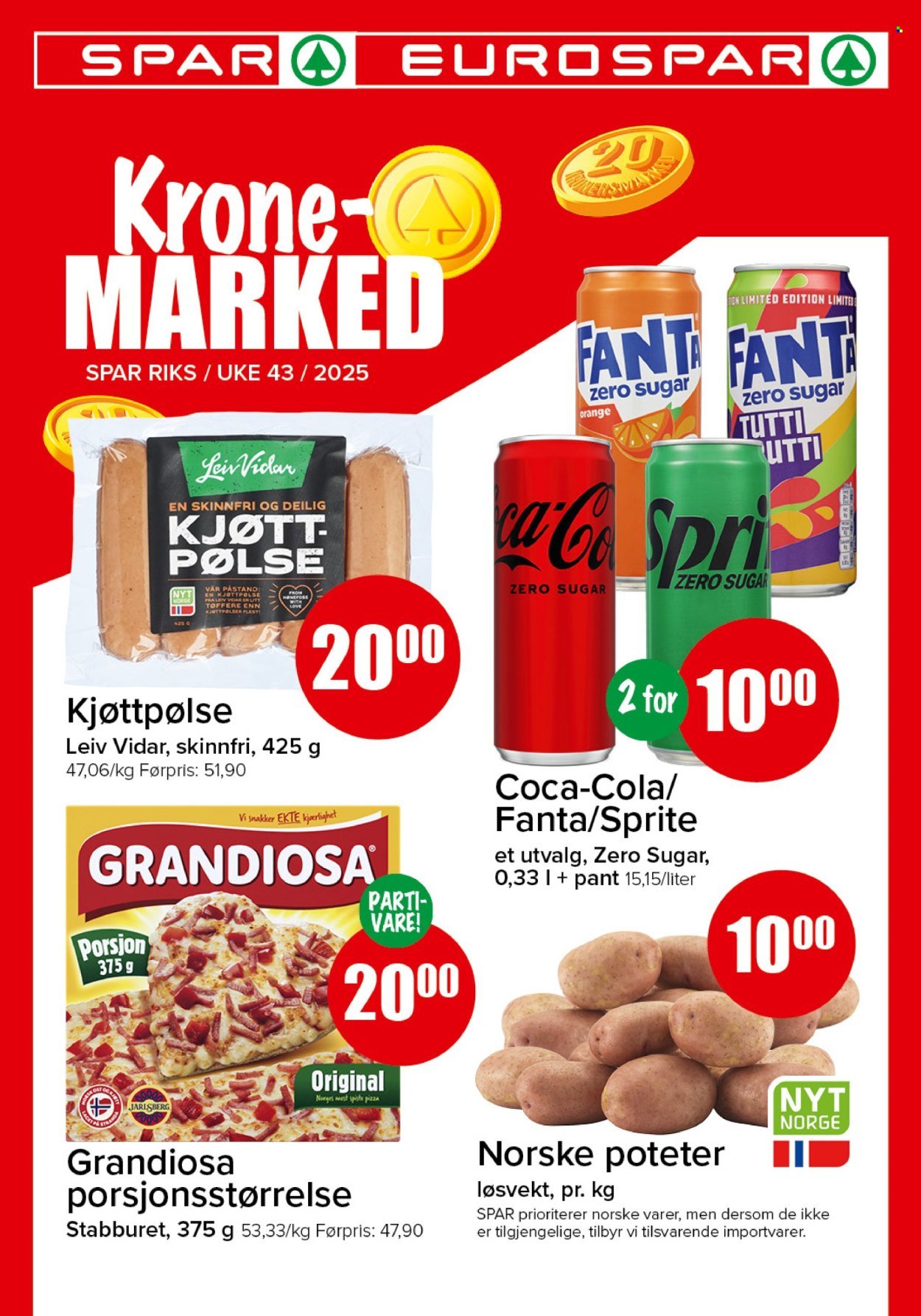 SPAR kundeavis - SPAR, EUROSPAR (2025-10-20 - 2025-10-26)