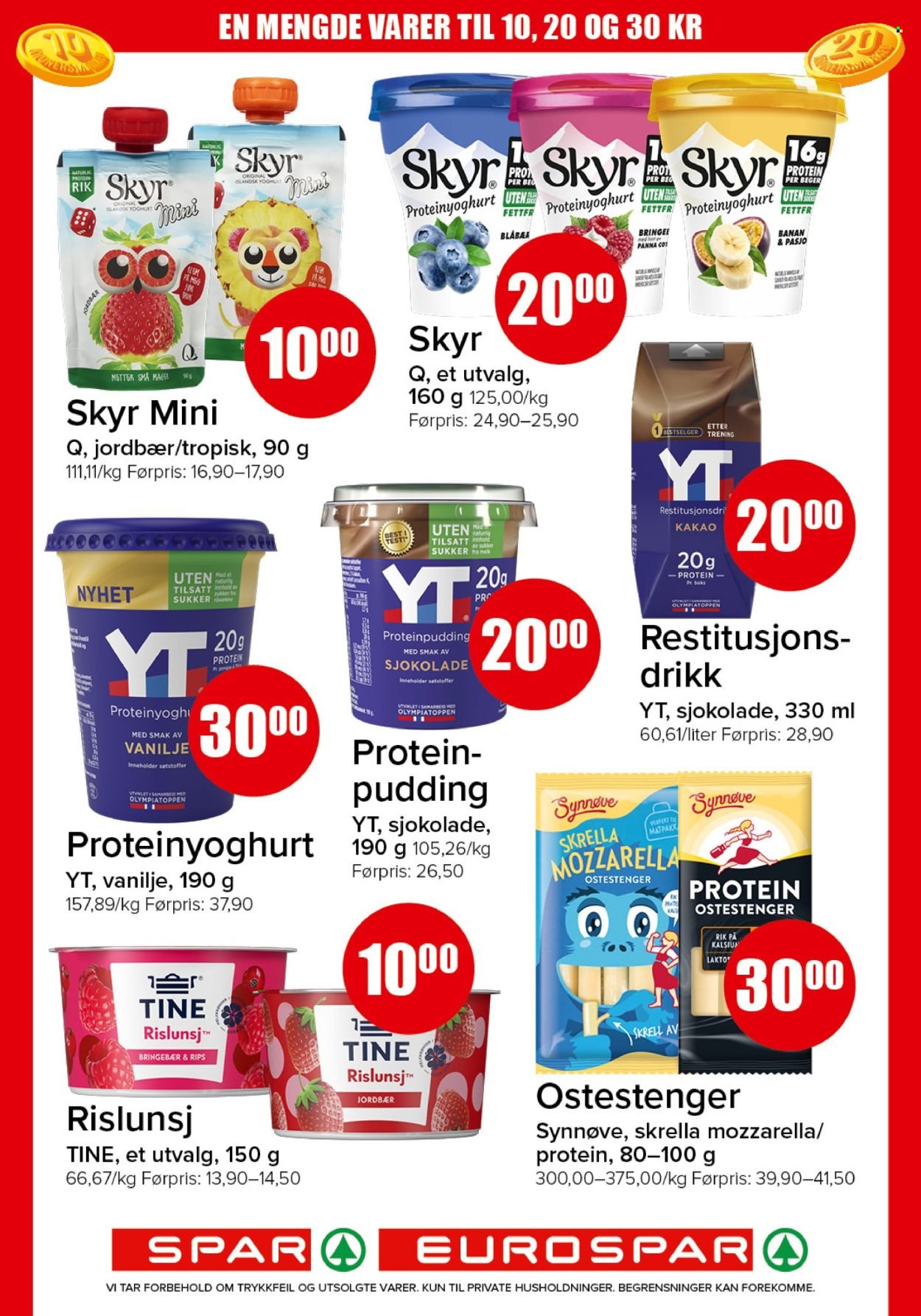 SPAR kundeavis - SPAR, EUROSPAR (2025-10-20 - 2025-10-26)