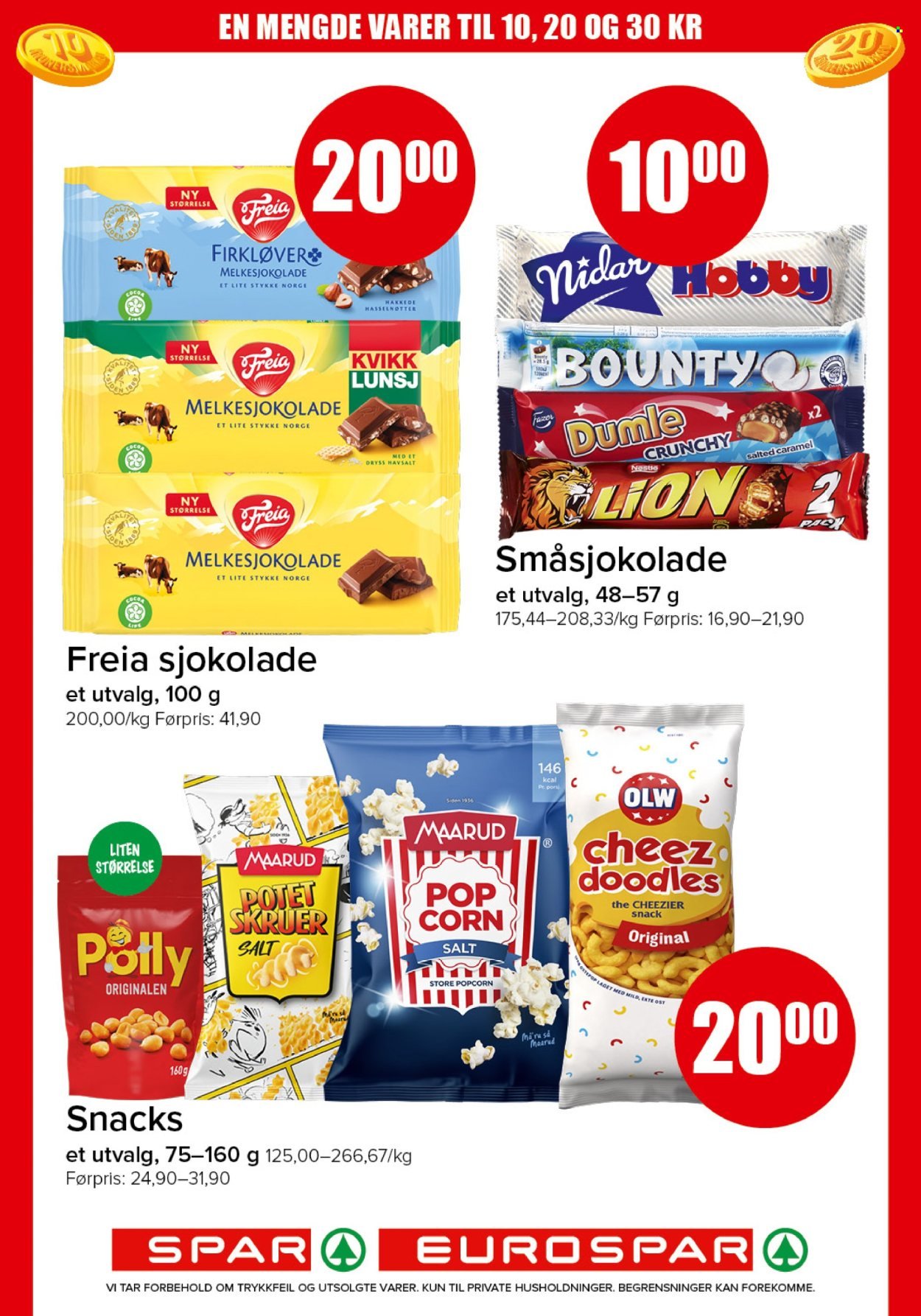 SPAR kundeavis - SPAR, EUROSPAR (2025-10-20 - 2025-10-26)