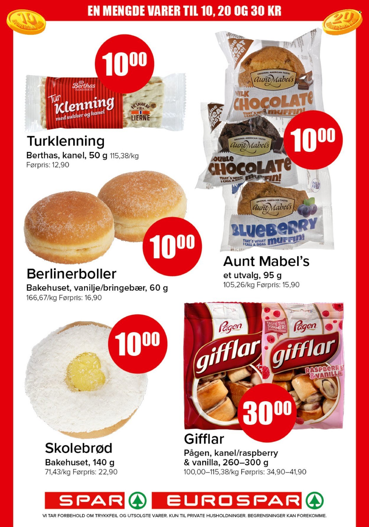 SPAR kundeavis - SPAR, EUROSPAR (2025-10-20 - 2025-10-26)