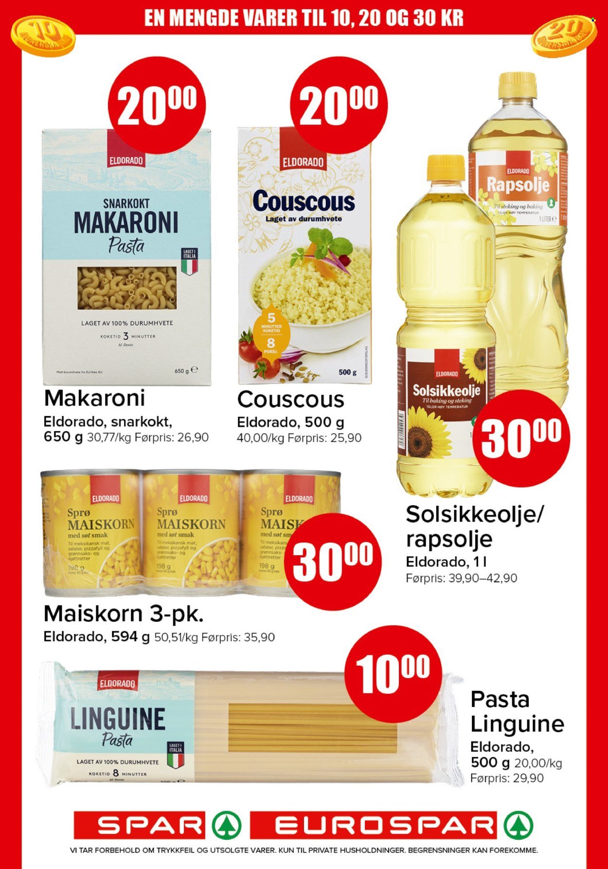 SPAR kundeavis - SPAR, EUROSPAR (2025-10-20 - 2025-10-26)