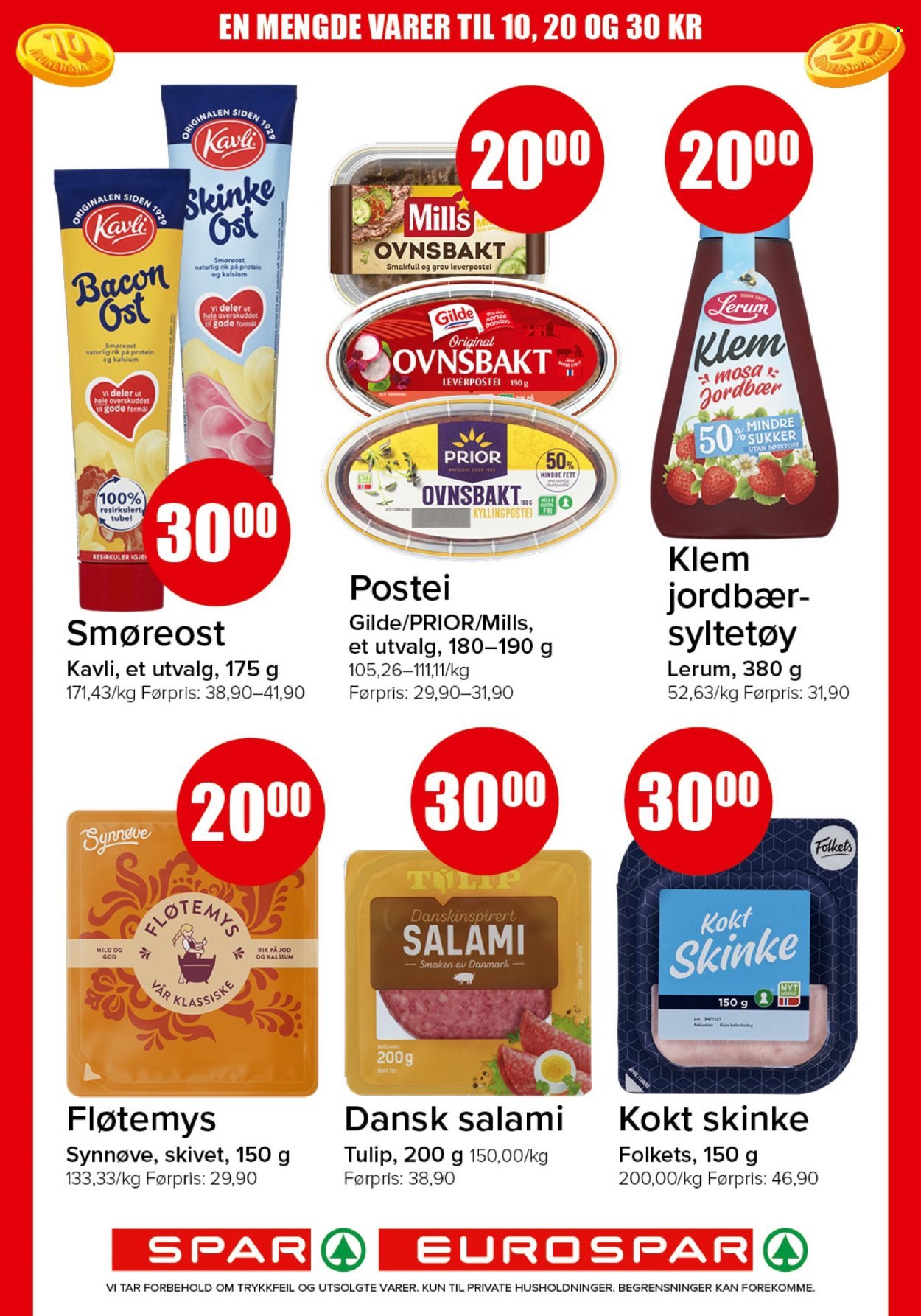 SPAR kundeavis - SPAR, EUROSPAR (2025-10-20 - 2025-10-26)