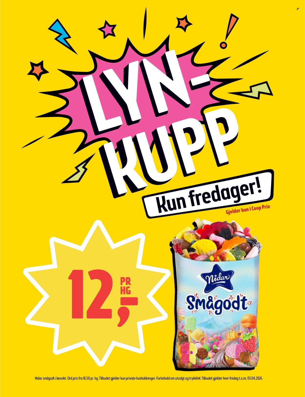 COOP PRIX kundeavis - Uke 1 (2026-01-01 - 2026-01-04)