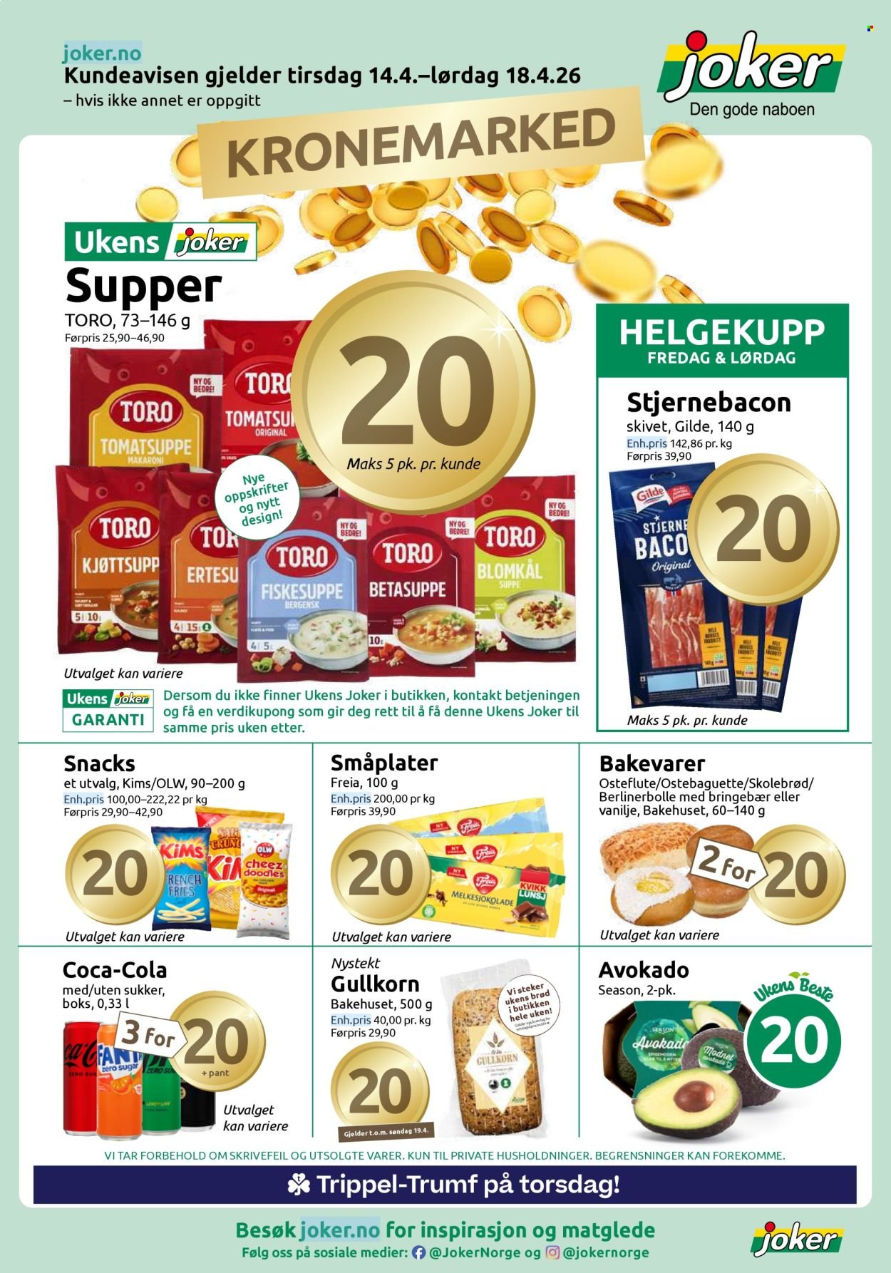 JOKER kundeavis - Fra tirsdag 14. april 2026 (2026-04-14 - 2026-04-18)