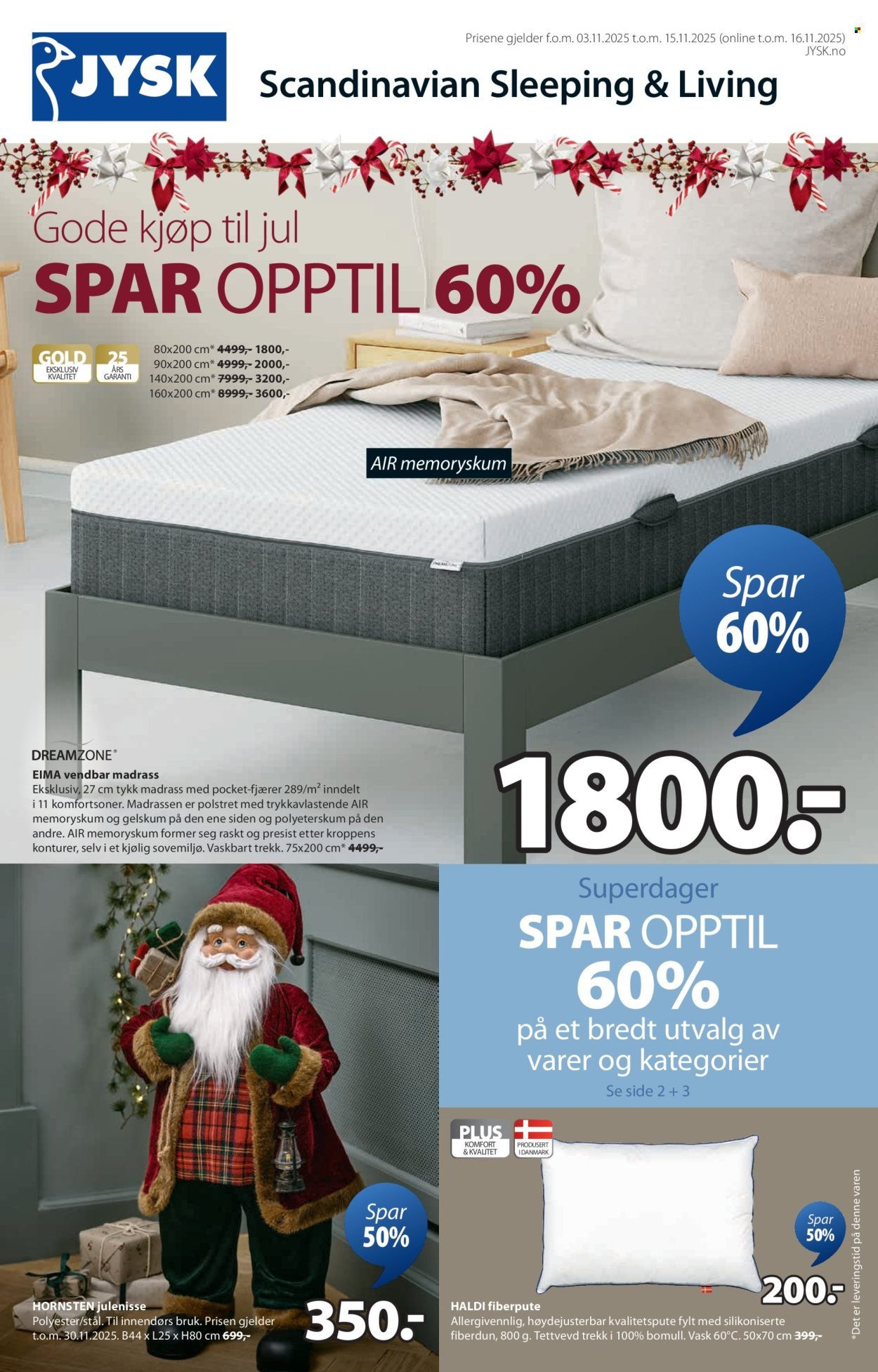 JYSK kundeavis - Fra mandag 3. november 2025 (2025-11-03 - 2025-11-15)