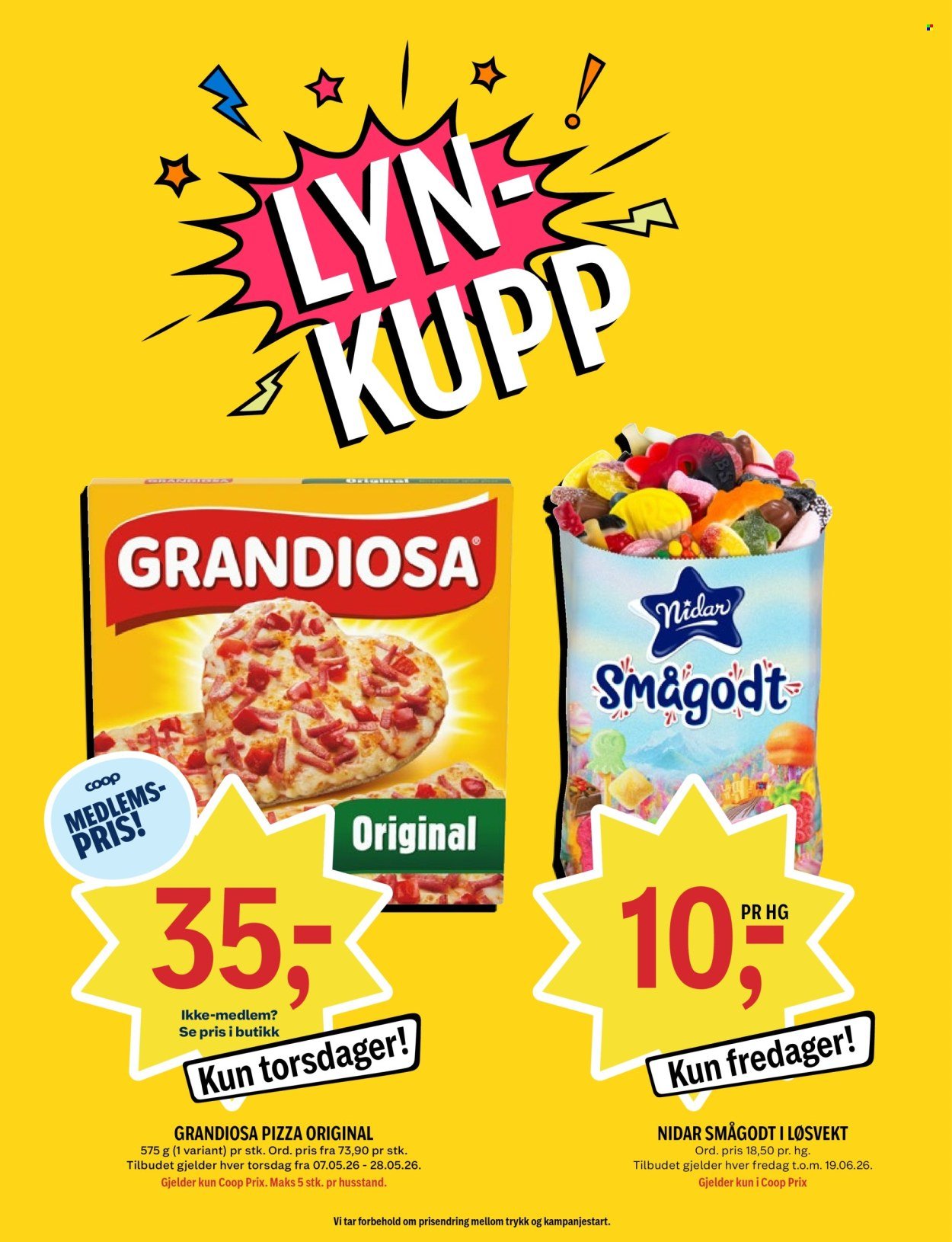 COOP PRIX kundeavis - Uke 19 (2026-05-04 - 2026-05-10)
