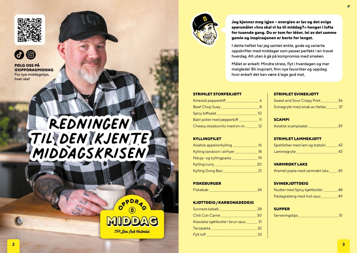 BUNNPRIS kundeavis - Middagsinspirasjon! (2025-12-01)