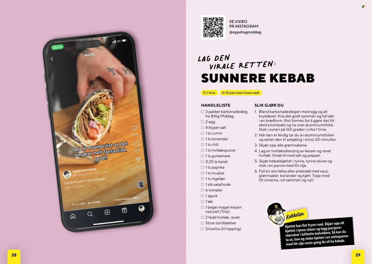 BUNNPRIS kundeavis - Middagsinspirasjon! (2025-12-01)