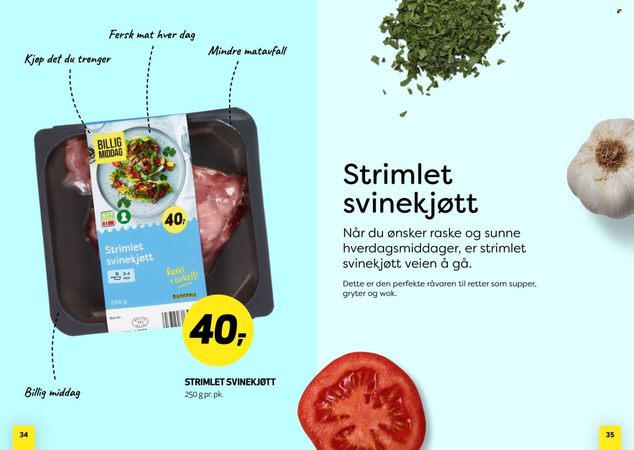 BUNNPRIS kundeavis - Middagsinspirasjon! (2025-12-01)