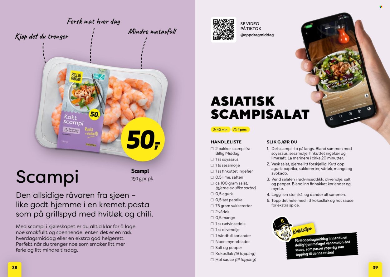 BUNNPRIS kundeavis - Middagsinspirasjon! (2025-12-01)