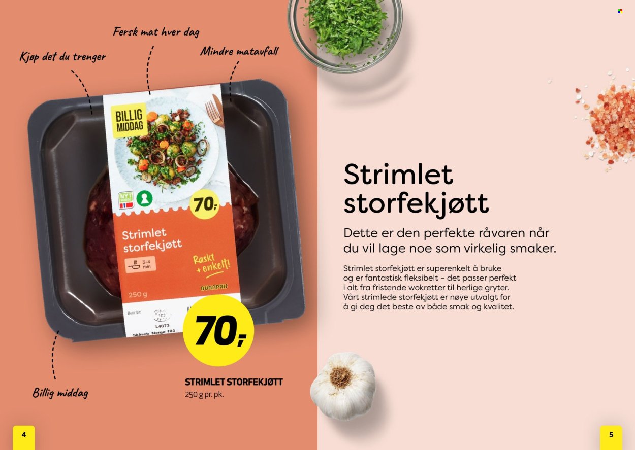 BUNNPRIS kundeavis - Middagsinspirasjon! (2025-12-01)