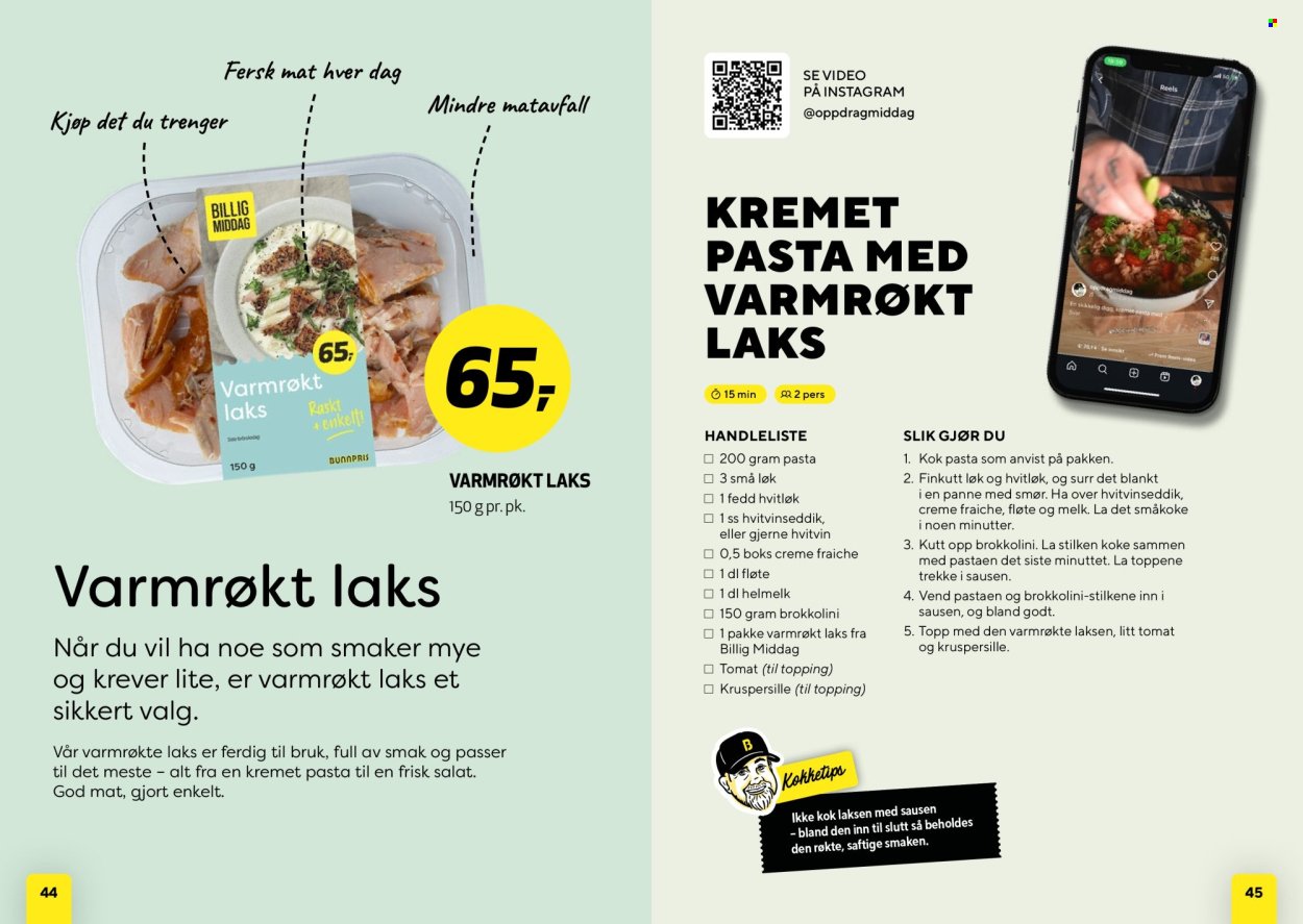 BUNNPRIS kundeavis - Middagsinspirasjon! (2025-12-01)