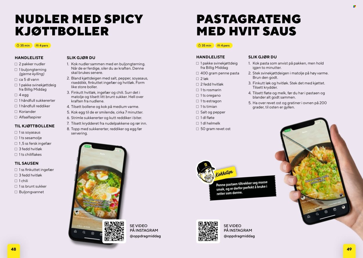 BUNNPRIS kundeavis - Middagsinspirasjon! (2025-12-01)