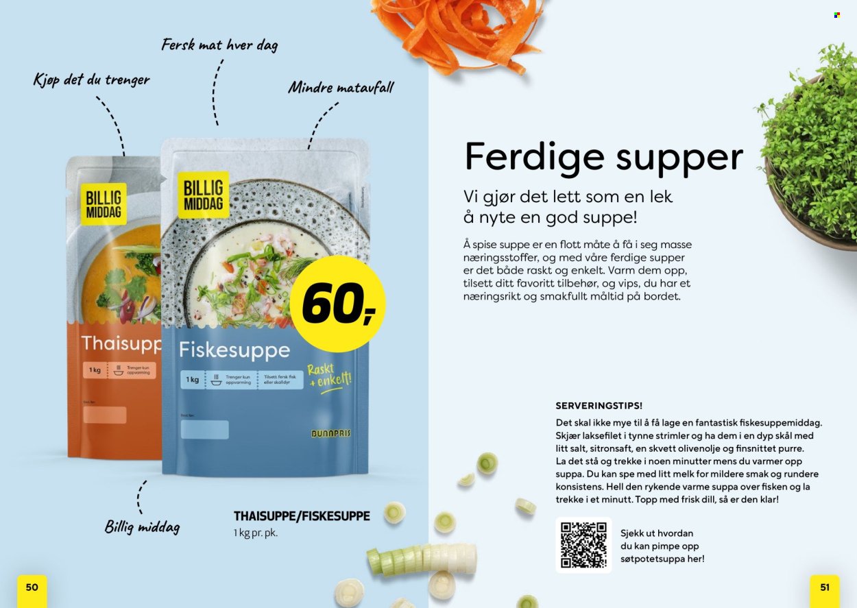 BUNNPRIS kundeavis - Middagsinspirasjon! (2025-12-01)