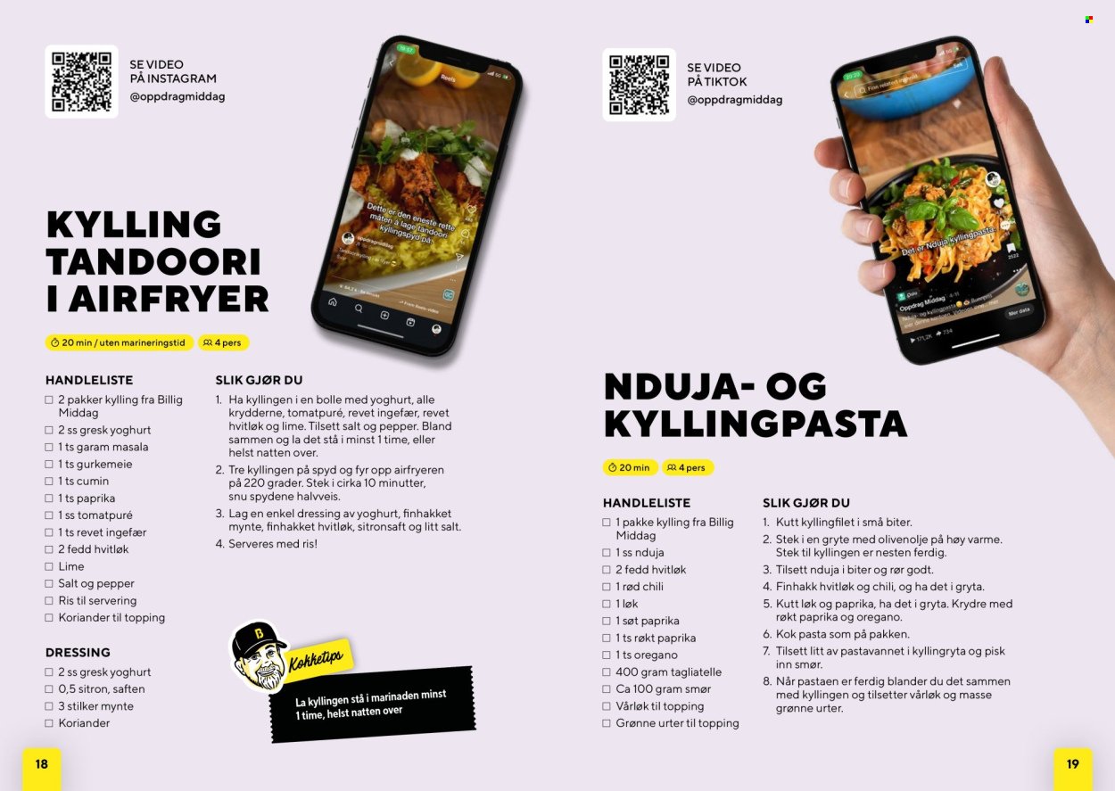 BUNNPRIS kundeavis - Middagsinspirasjon! (2025-12-01)