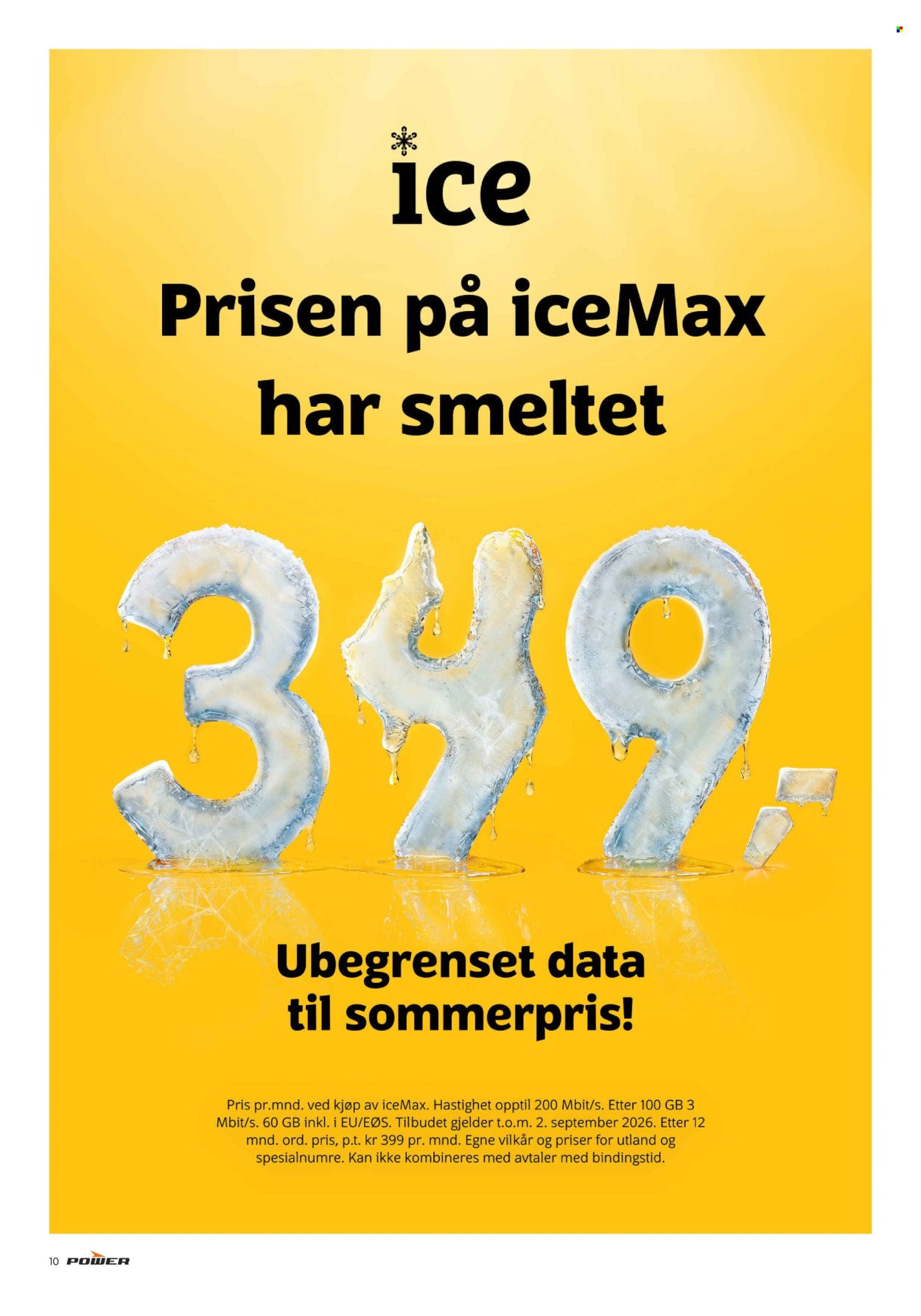 POWER kundeavis - Fra mandag 29. juni 2026