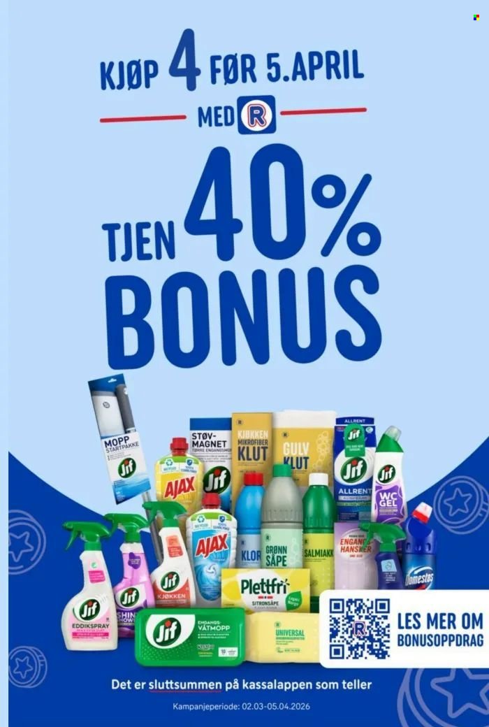 REMA 1000 kundeavis - Uke 12 (2026-03-16 - 2026-03-22)