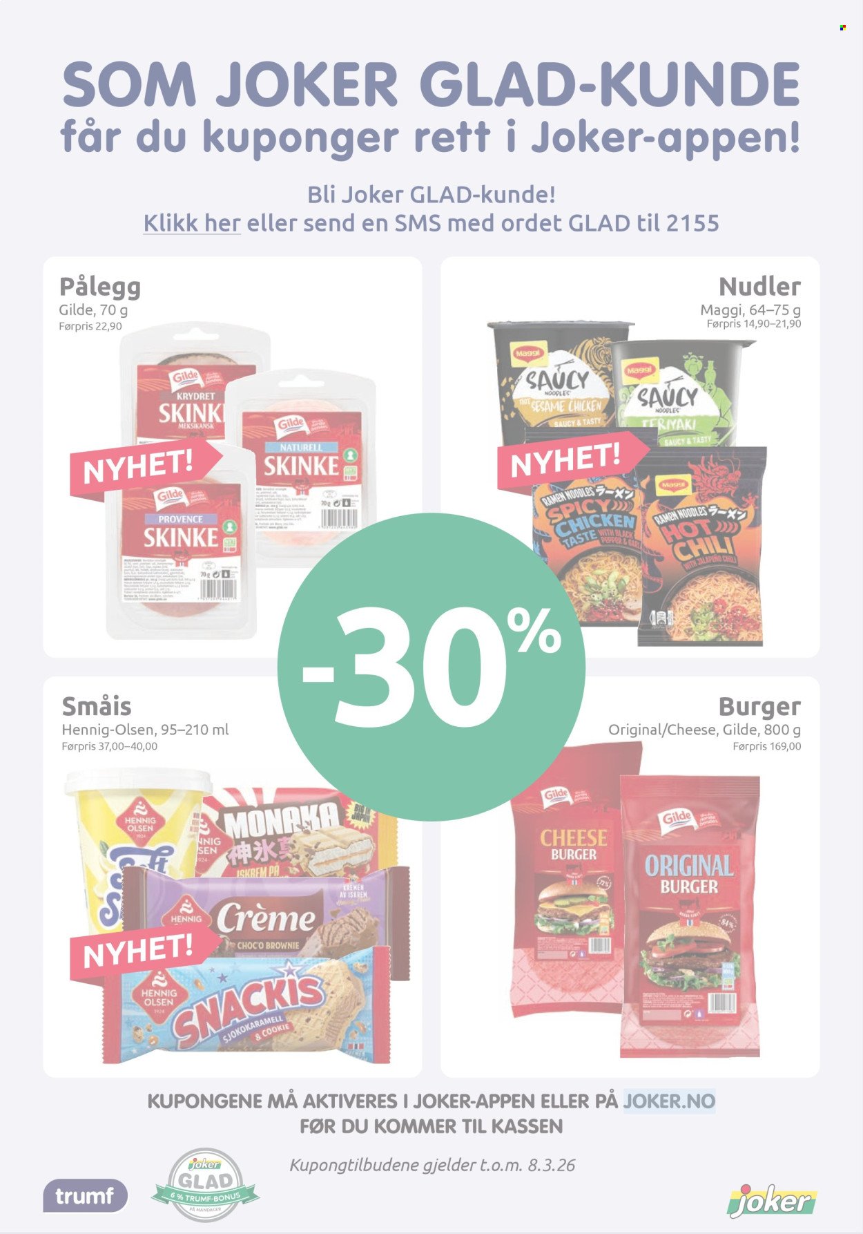 JOKER kundeavis - Fra søndag 8. mars 2026 (2026-03-08 - 2026-03-08)