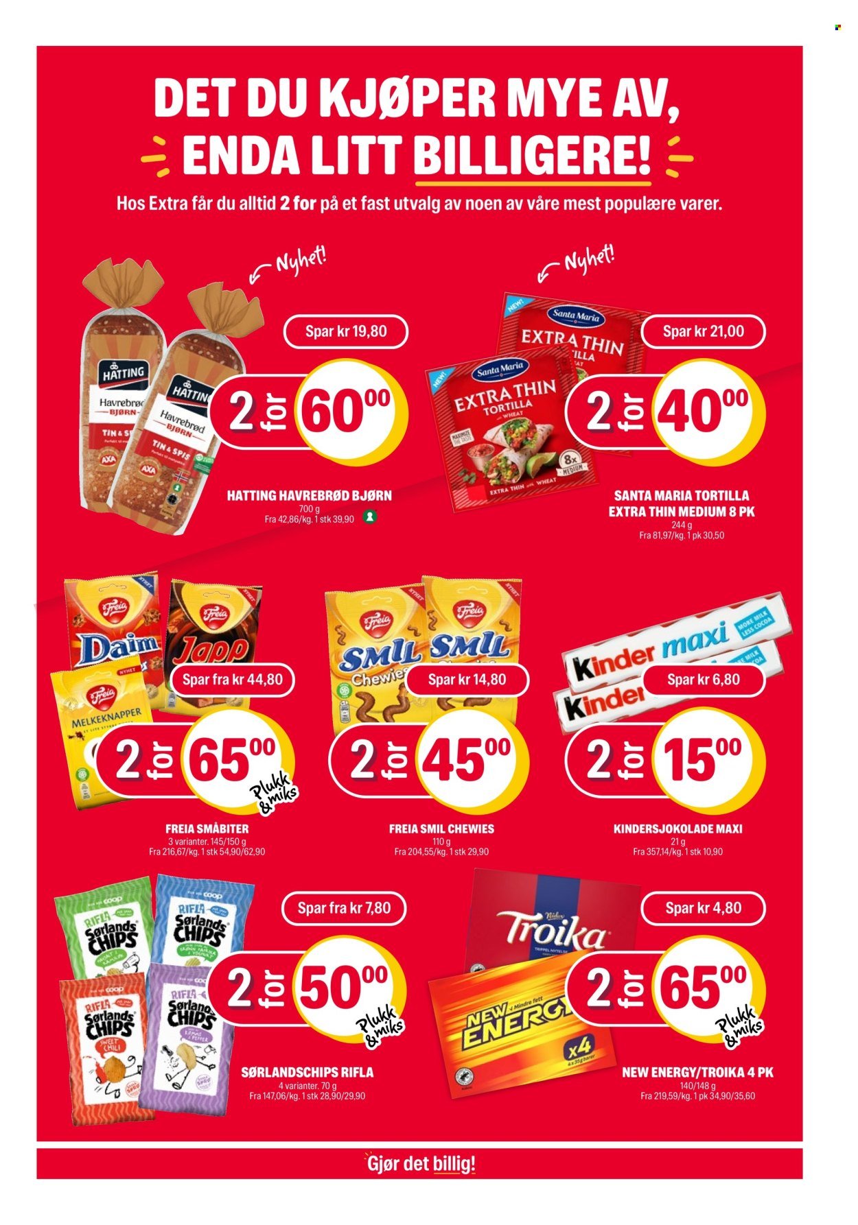 COOP EXTRA kundeavis - Uke 12 (2026-03-16 - 2026-03-22)