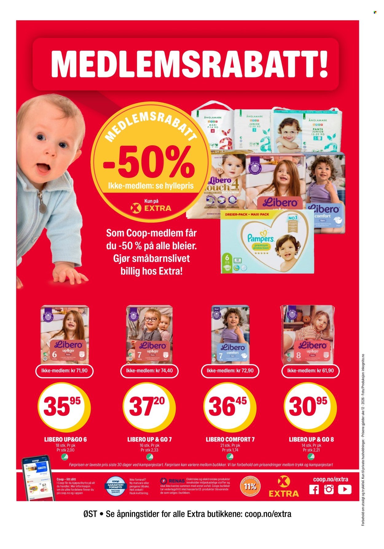 COOP EXTRA kundeavis - Uke 12 (2026-03-16 - 2026-03-22)