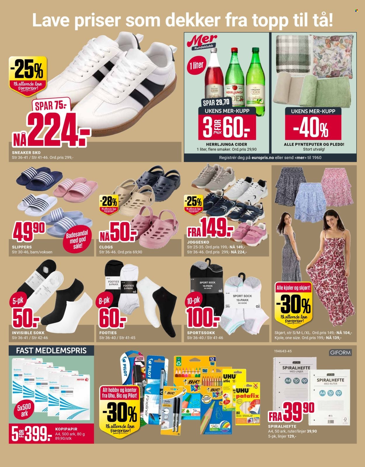 EUROPRIS kundeavis - Fra mandag 27. juli 2026