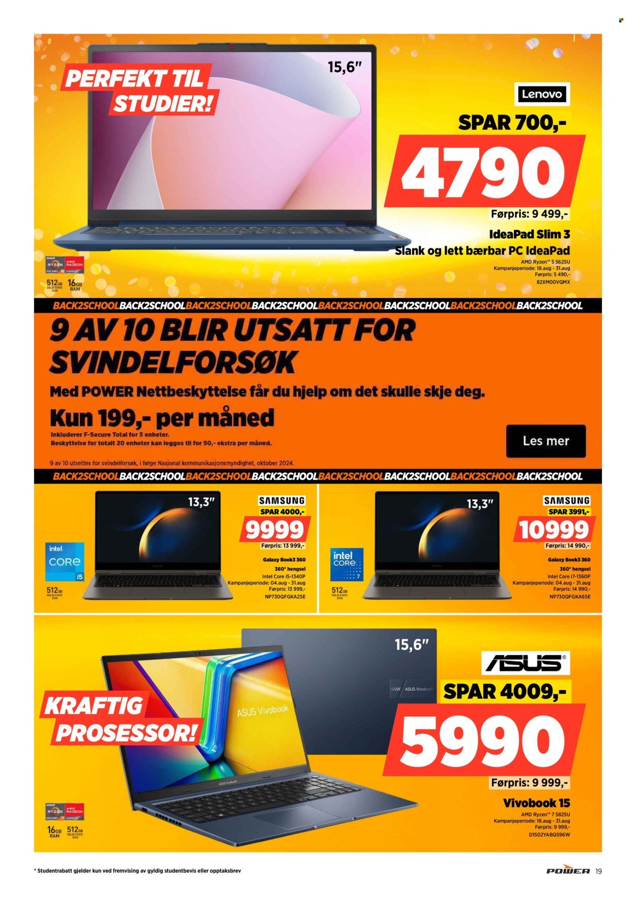POWER kundeavis - Fra mandag 18. august 2025 (2025-08-18 - 2025-08-24)