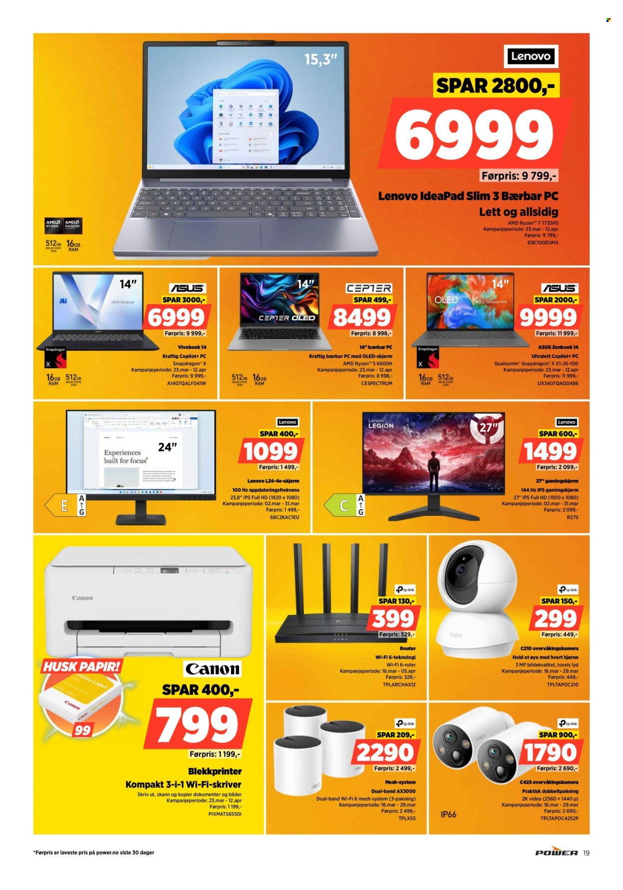 POWER kundeavis - Fra mandag 23. mars 2026 (2026-03-23 - 2026-03-29)