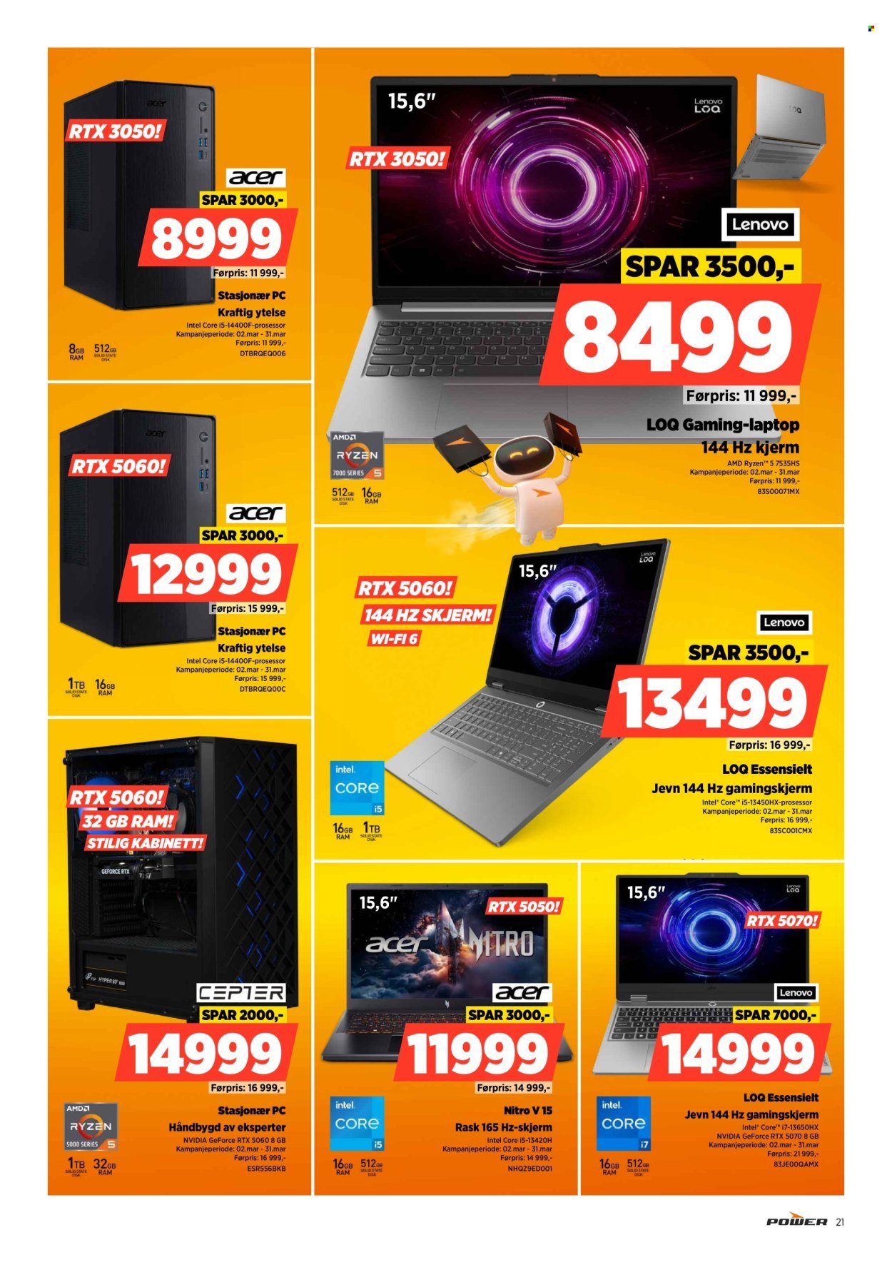 POWER kundeavis - Fra mandag 23. mars 2026 (2026-03-23 - 2026-03-29)