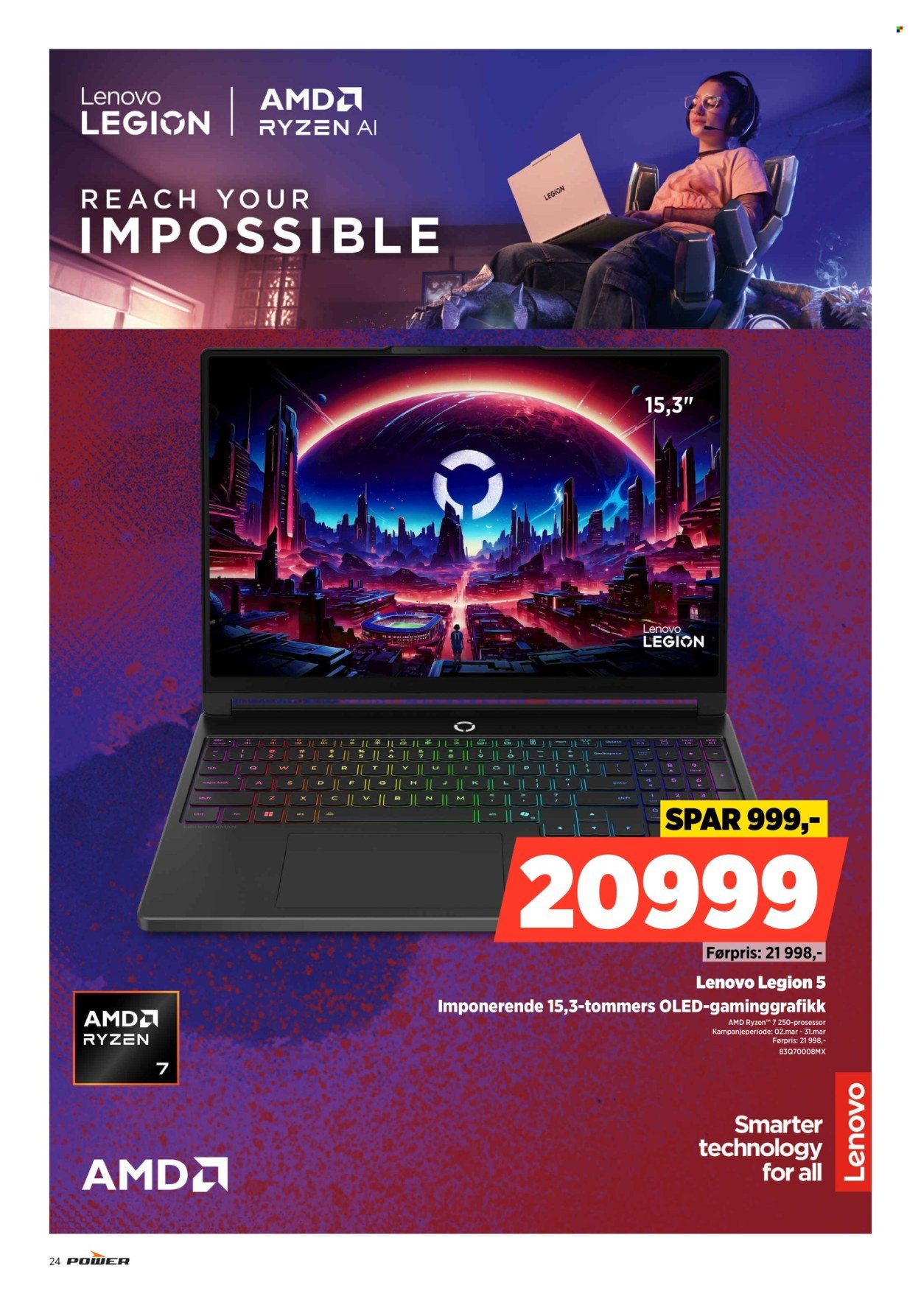 POWER kundeavis - Fra mandag 23. mars 2026 (2026-03-23 - 2026-03-29)
