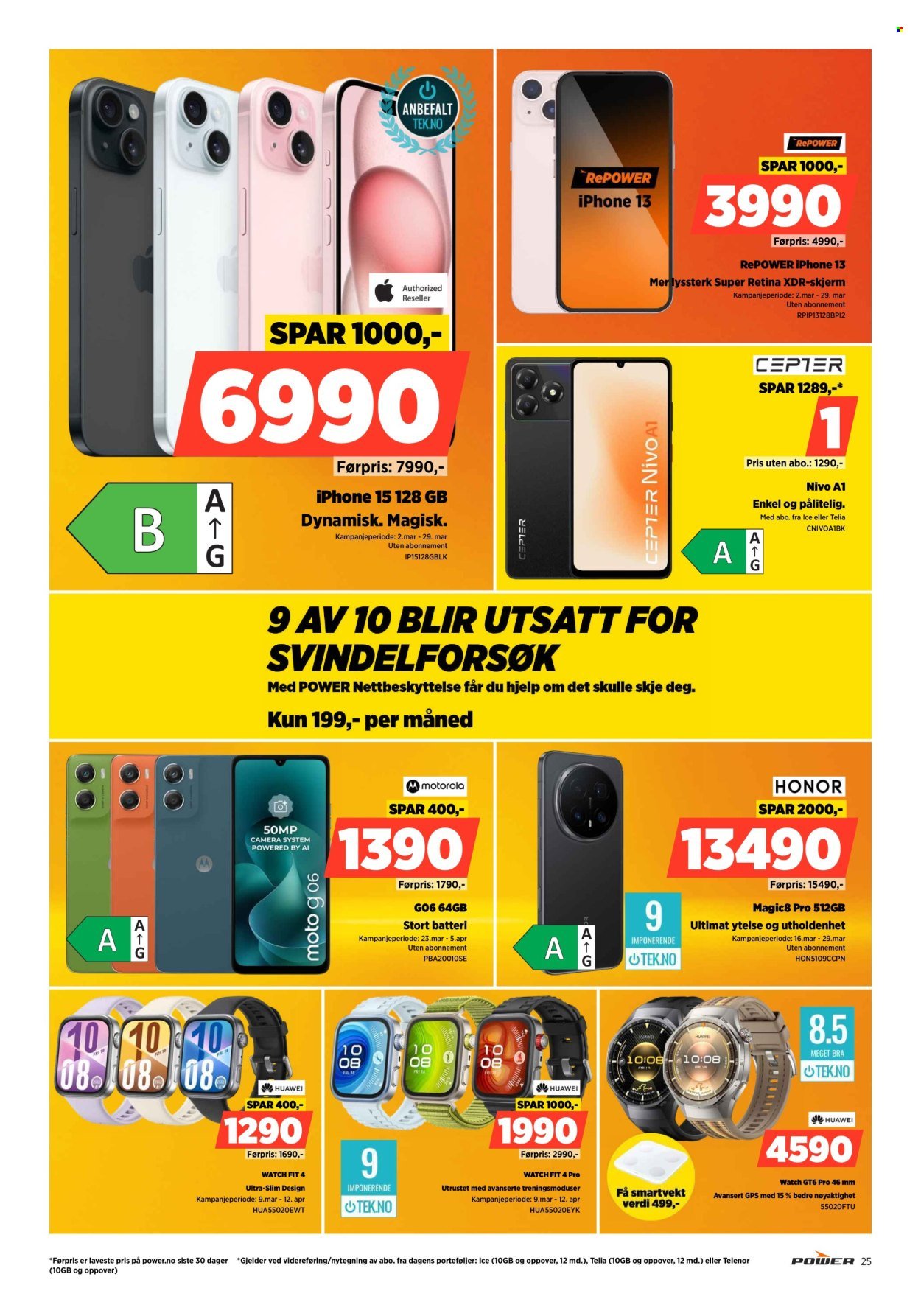 POWER kundeavis - Fra mandag 23. mars 2026 (2026-03-23 - 2026-03-29)