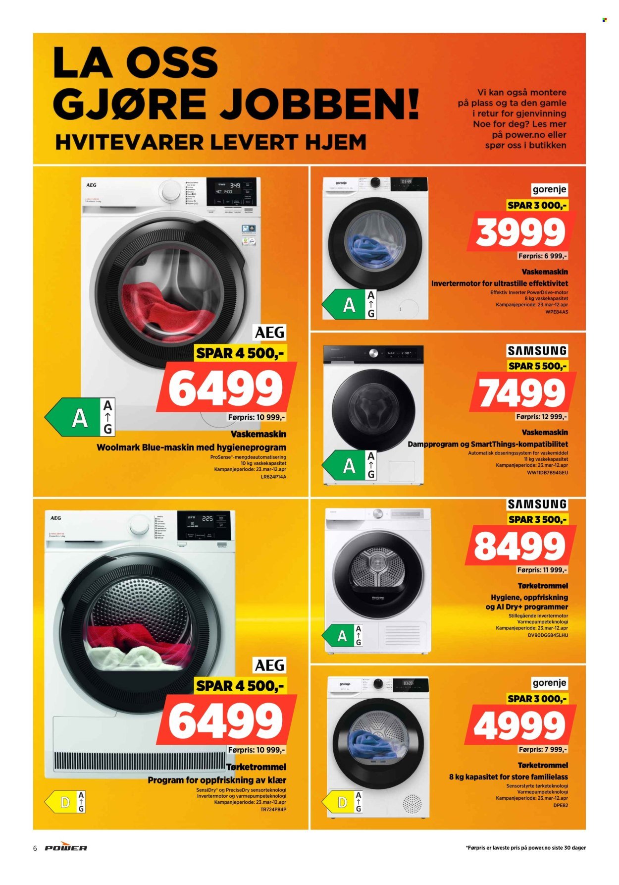 POWER kundeavis - Fra mandag 23. mars 2026 (2026-03-23 - 2026-03-29)