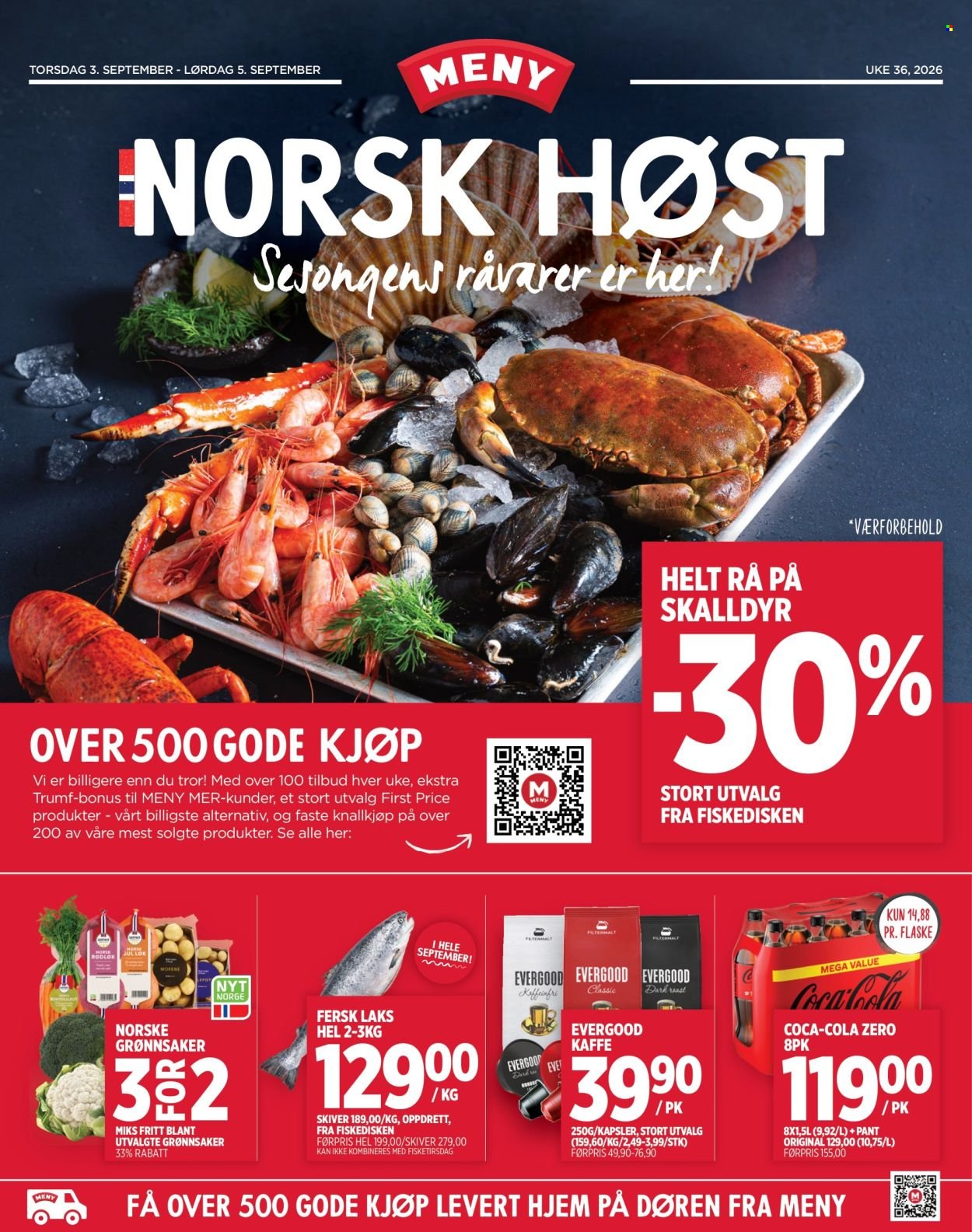 MENY kundeavis - Fra torsdag 3. september 2026