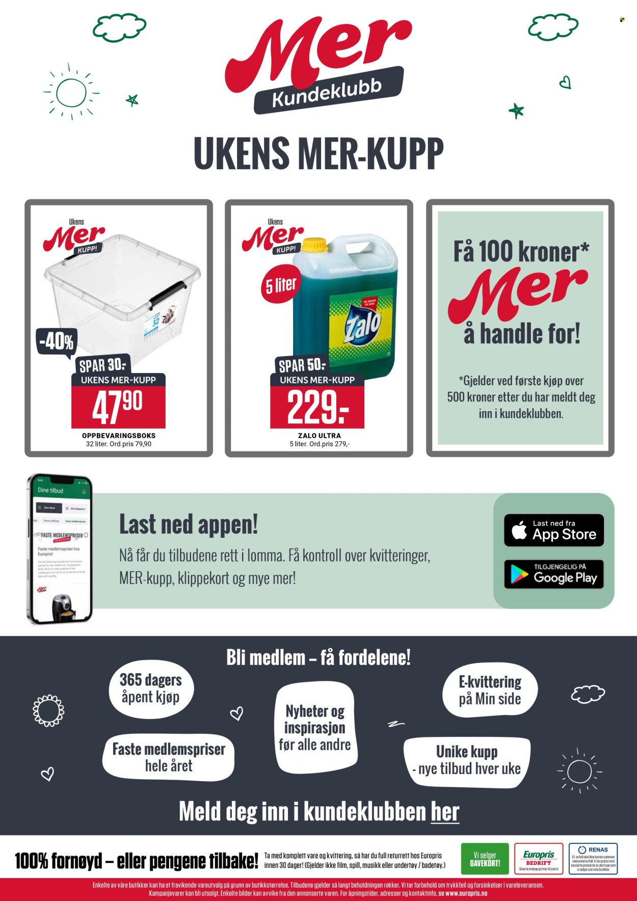 EUROPRIS kundeavis - Fra mandag 13. juli 2026