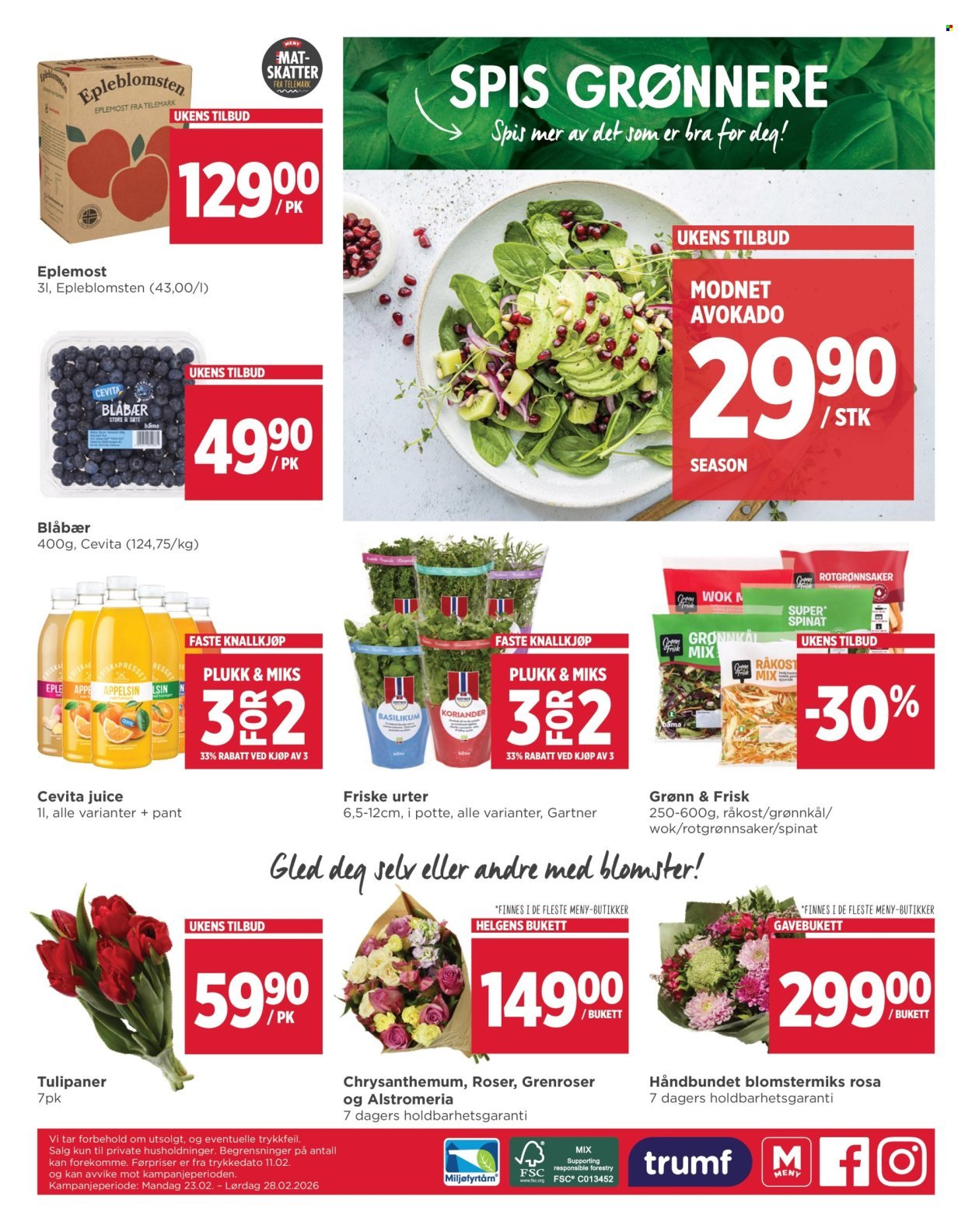 MENY kundeavis - Fra mandag 23. februar 2026 (2026-02-23 - 2026-02-28)