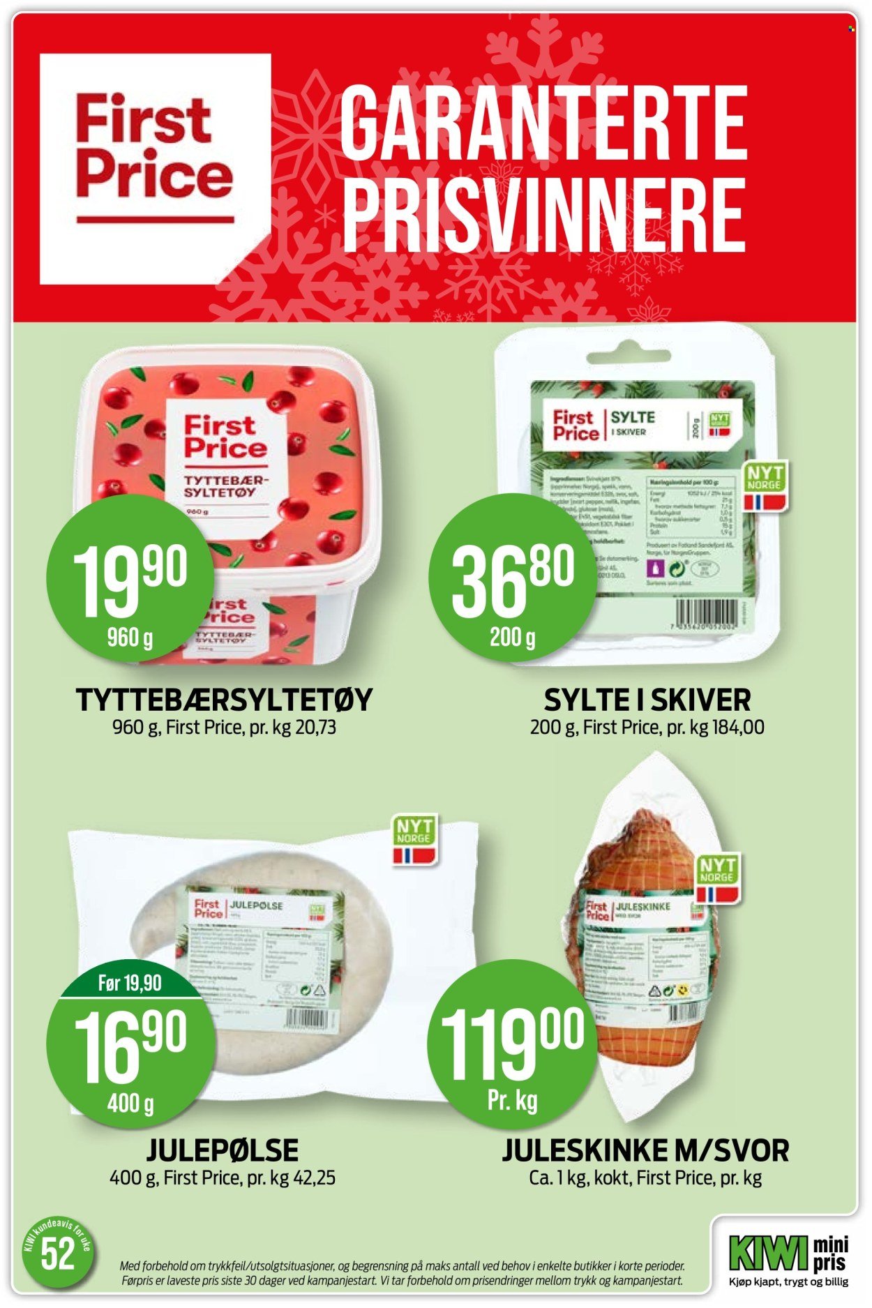 KIWI kundeavis - Fra mandag 22. desember 2025 (2025-12-22 - 2025-12-28)